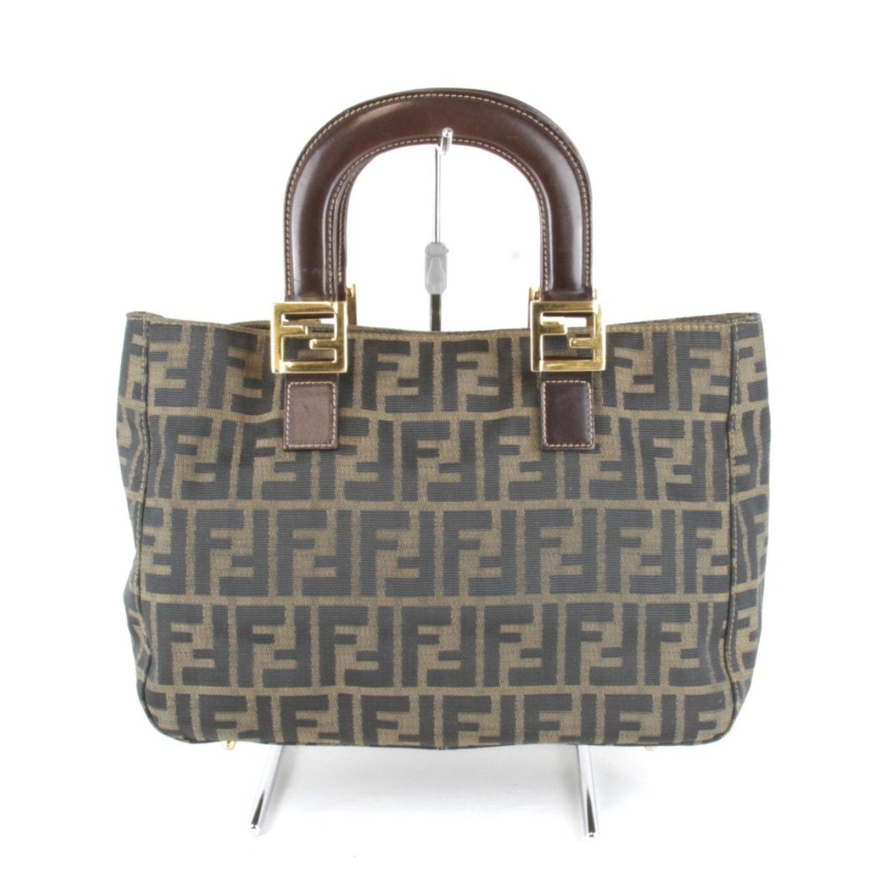 FENDI ZUCCA handbag in canvas