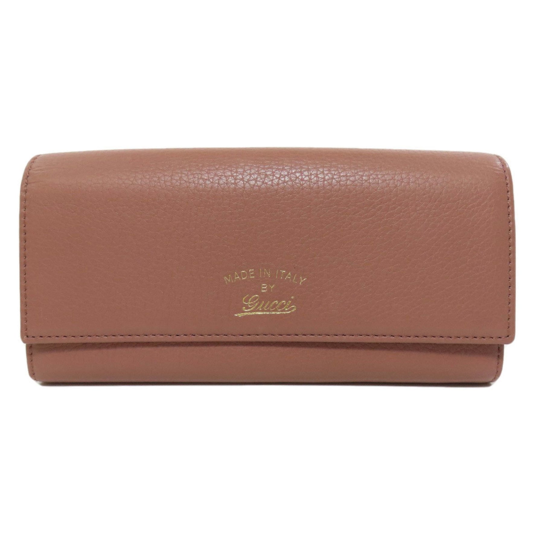 GUCCI Swing Long Wallet Leather