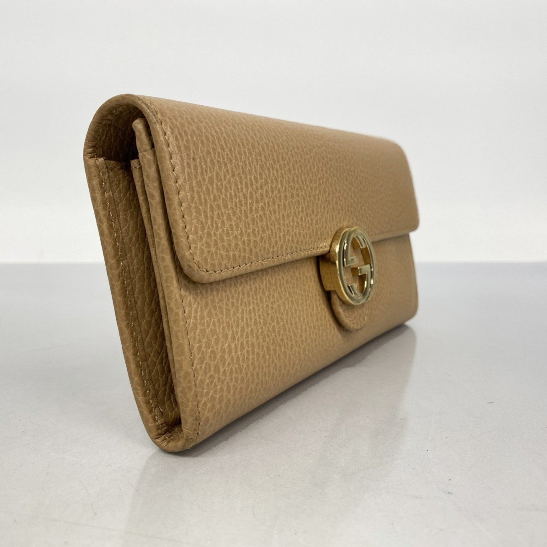 Gucci Interlocking G Long Wallet Leather