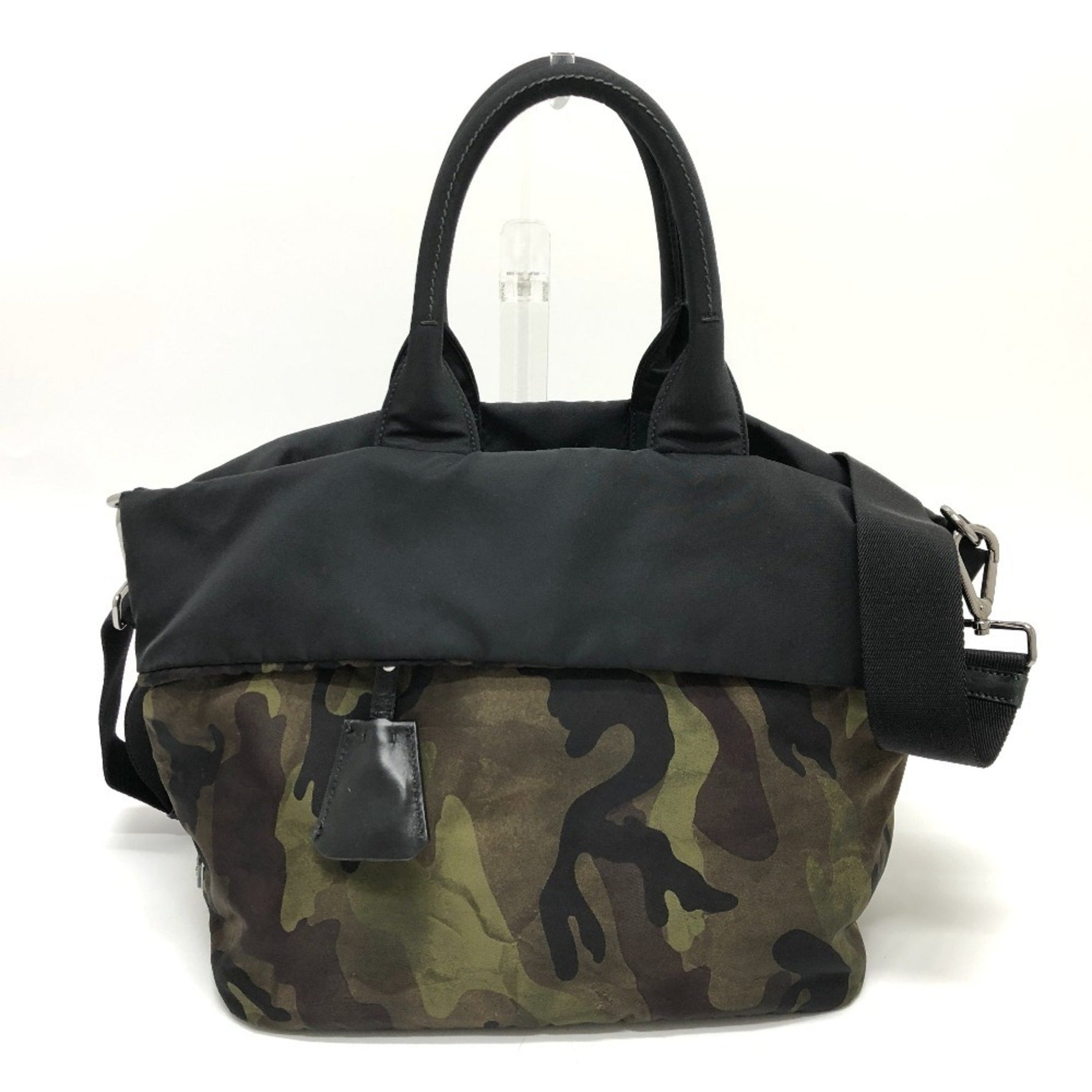 PRADA Camouflage Handbag Nylon