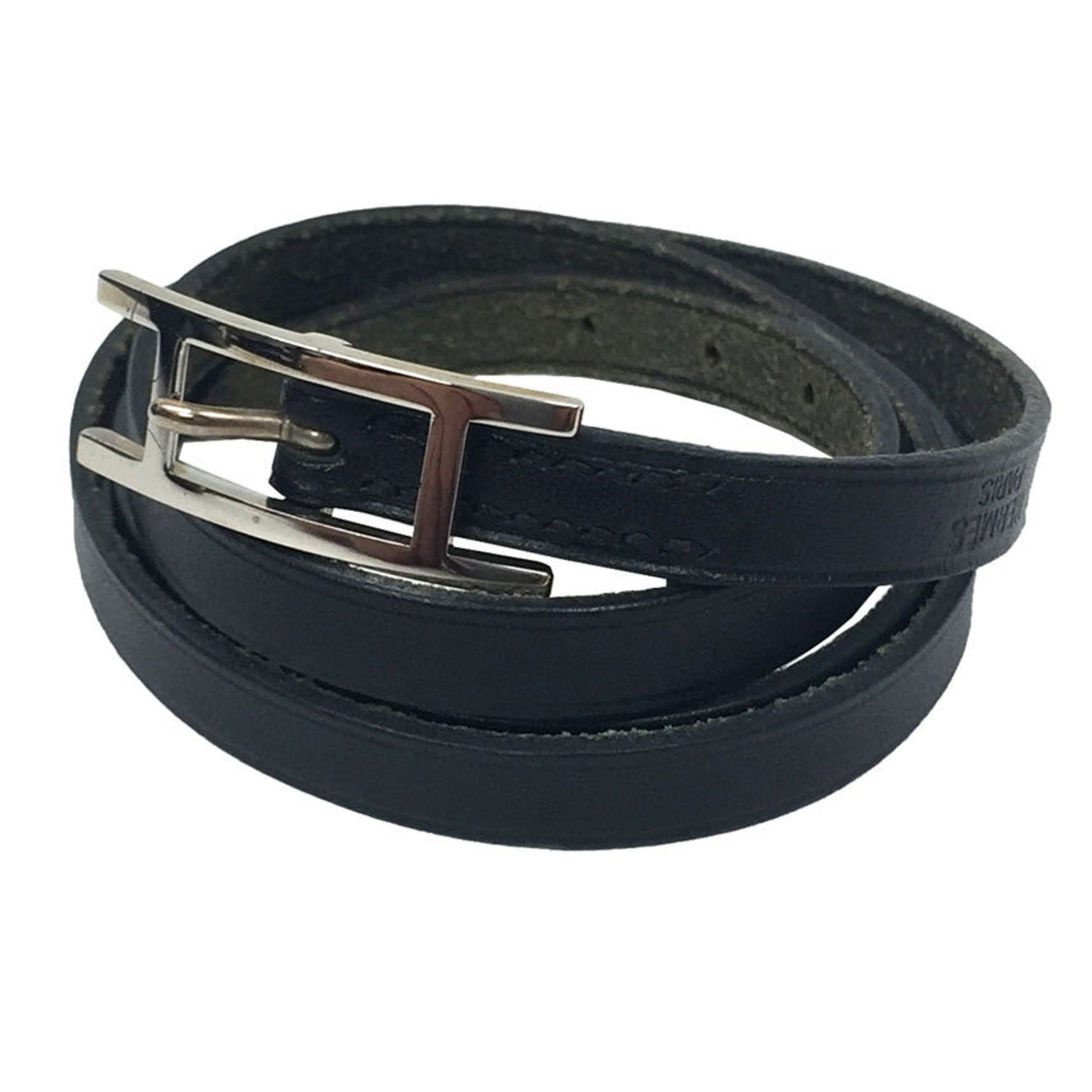 Hermes Leather Bracelet Choker Api