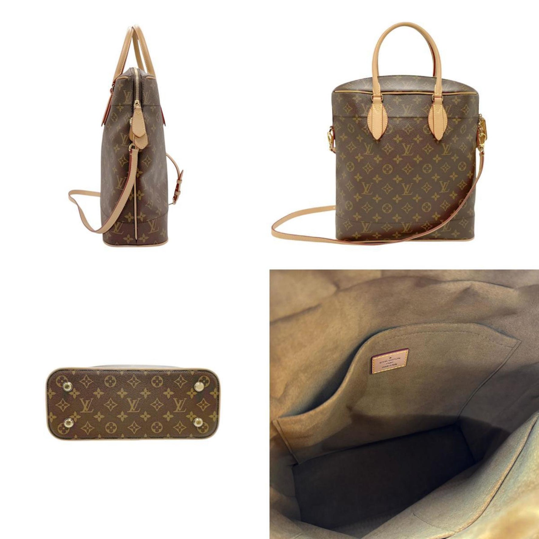 Louis Vuitton Shoulder Bag Monogram Carryall MM Canvas Men's