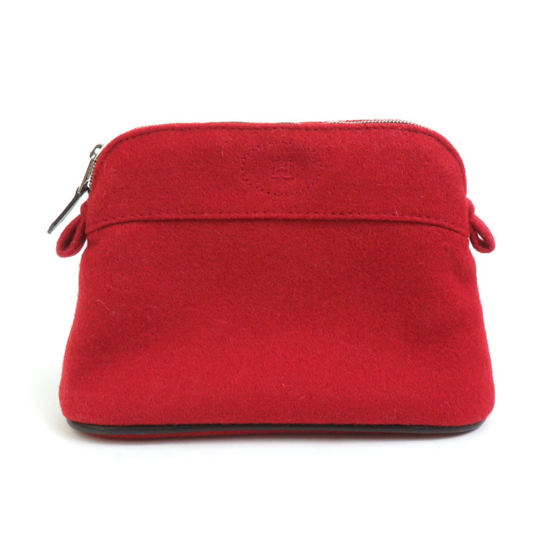 Hermes Pouch Multi-Case Bolide Felt Dark Red