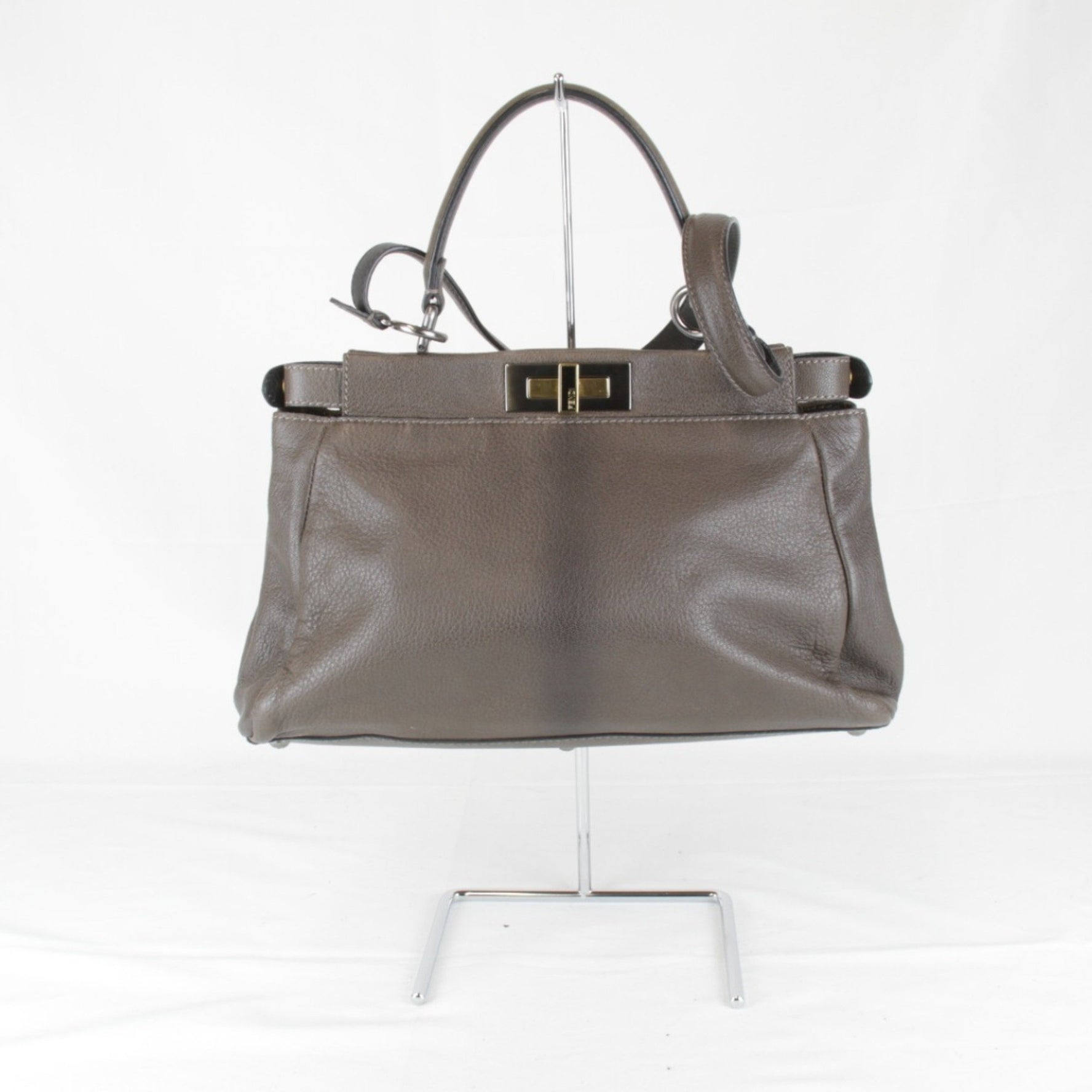 FENDI Peekaboo handbag leather