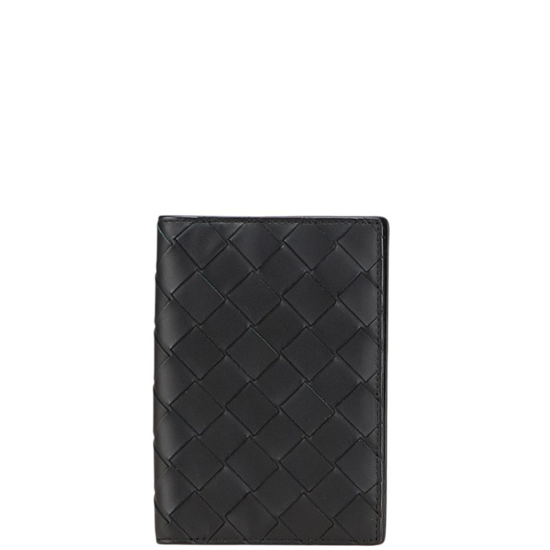 Bottega Veneta Intrecciato Passport Case in Leather