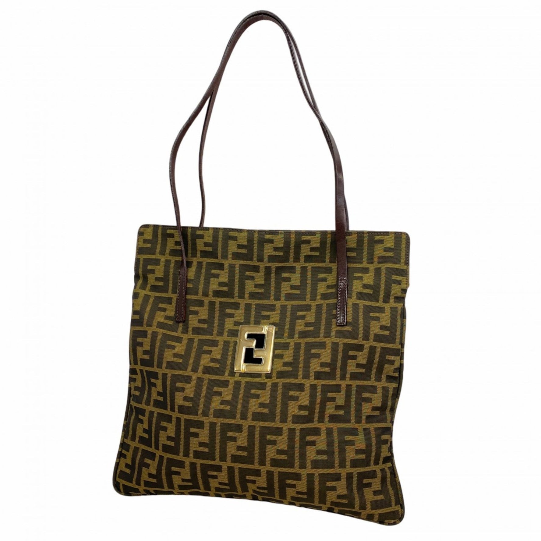 Fendi Zucca nylon canvas tote bag