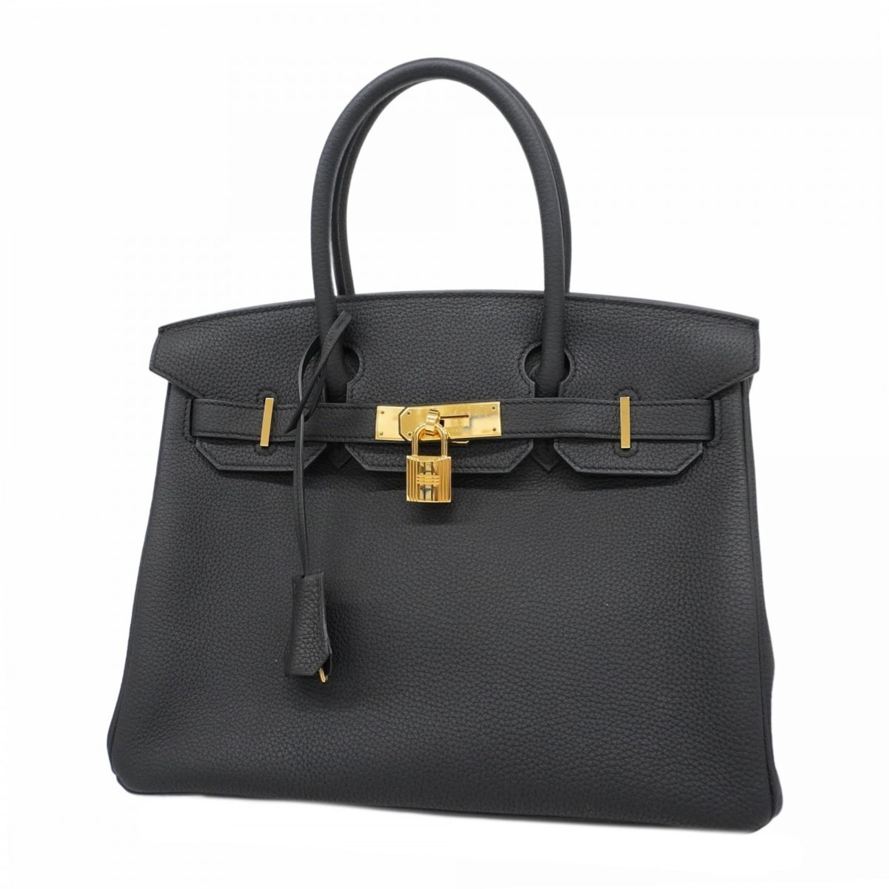 Hermes handbag Birkin 30 Togo black Y stamp ladies