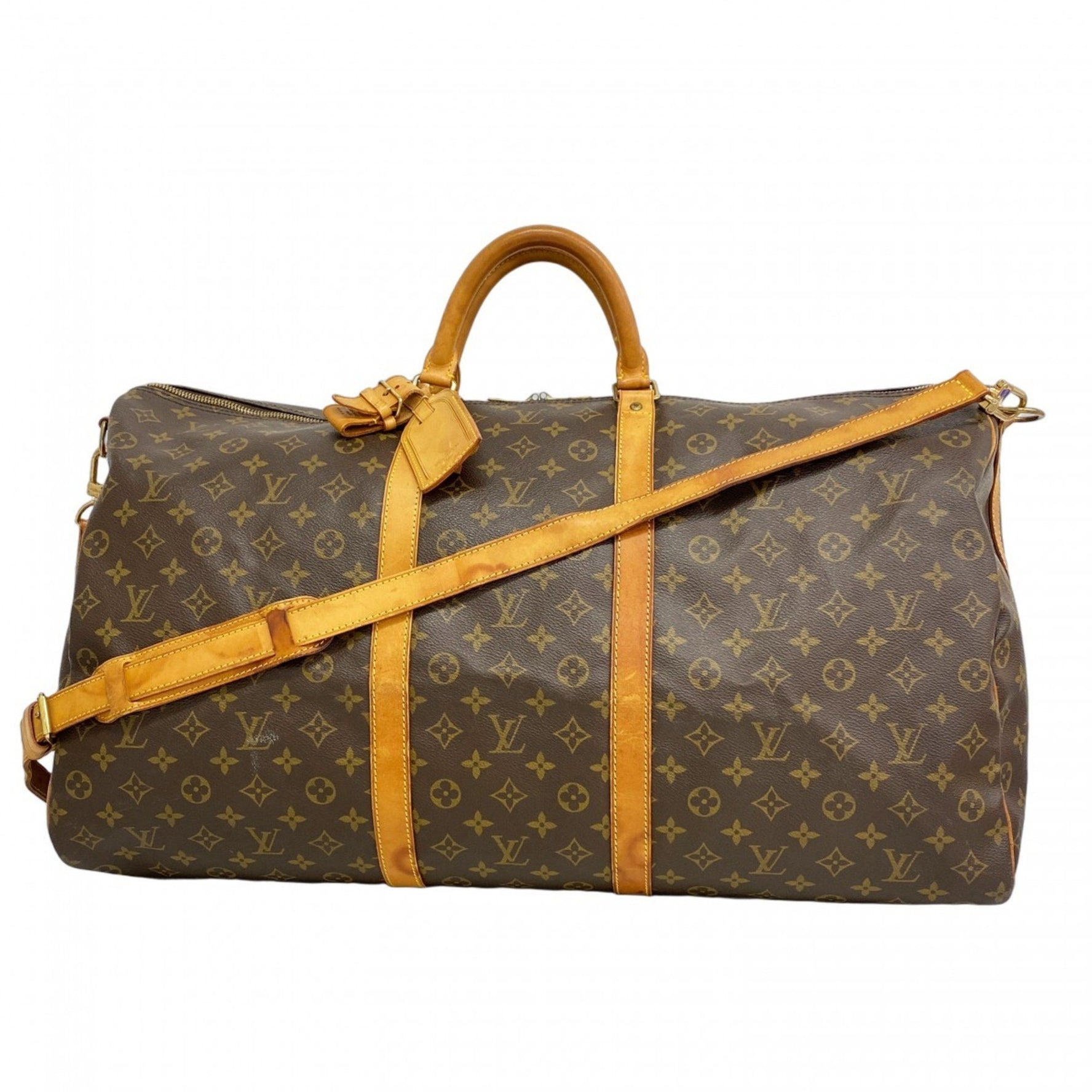 Louis Vuitton Monogram Keepall Bandouliere 60 Boston Bag Men's and