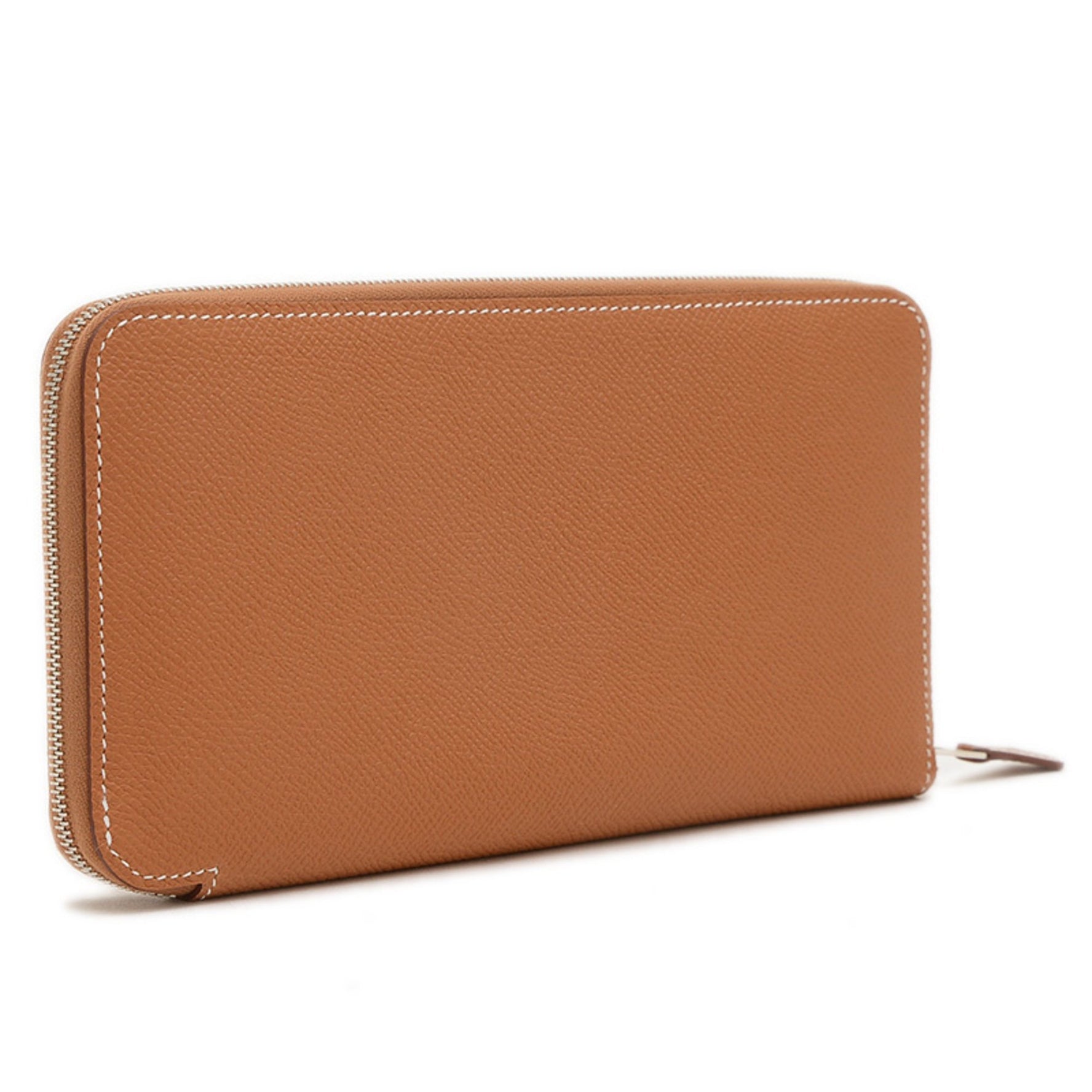 Hermes Azap Long Silk In Wallet Epson Gold W Engraved BP