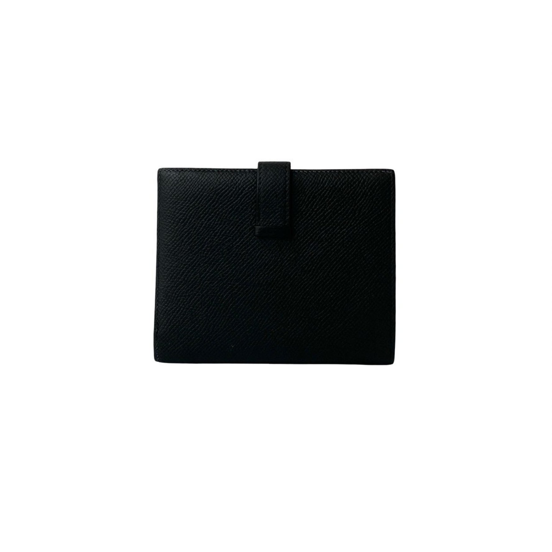 Y Stamp HERMES Bearn Compact Epsom Leather Bi-fold Wallet Mini
