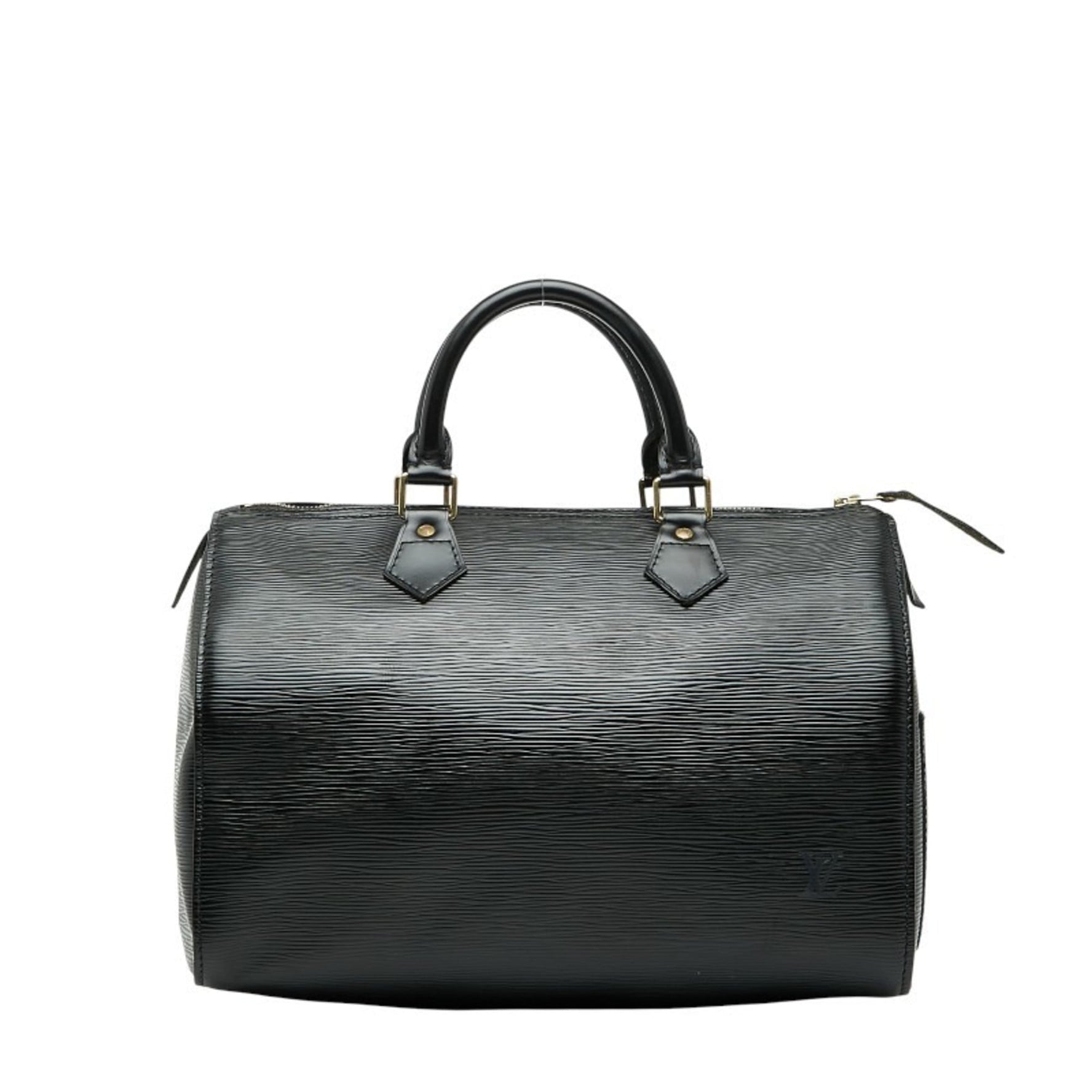 Louis Vuitton Epi Speedy 30 Handbag/Boston Bag Noir Black Leather LOUIS VUITTON