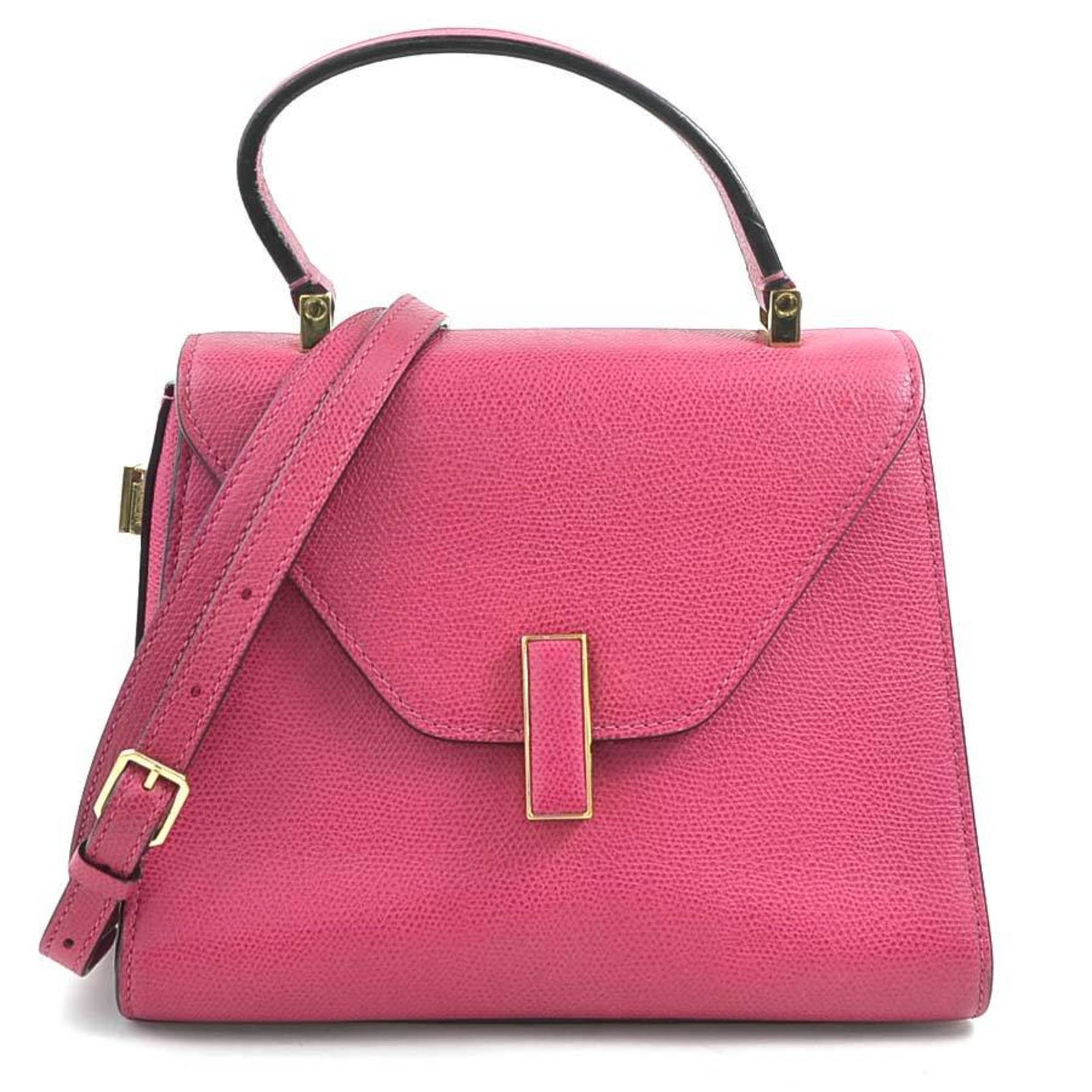 Valextra Handbag Shoulder Bag Iside Mini Leather Magenta Women's 90105a