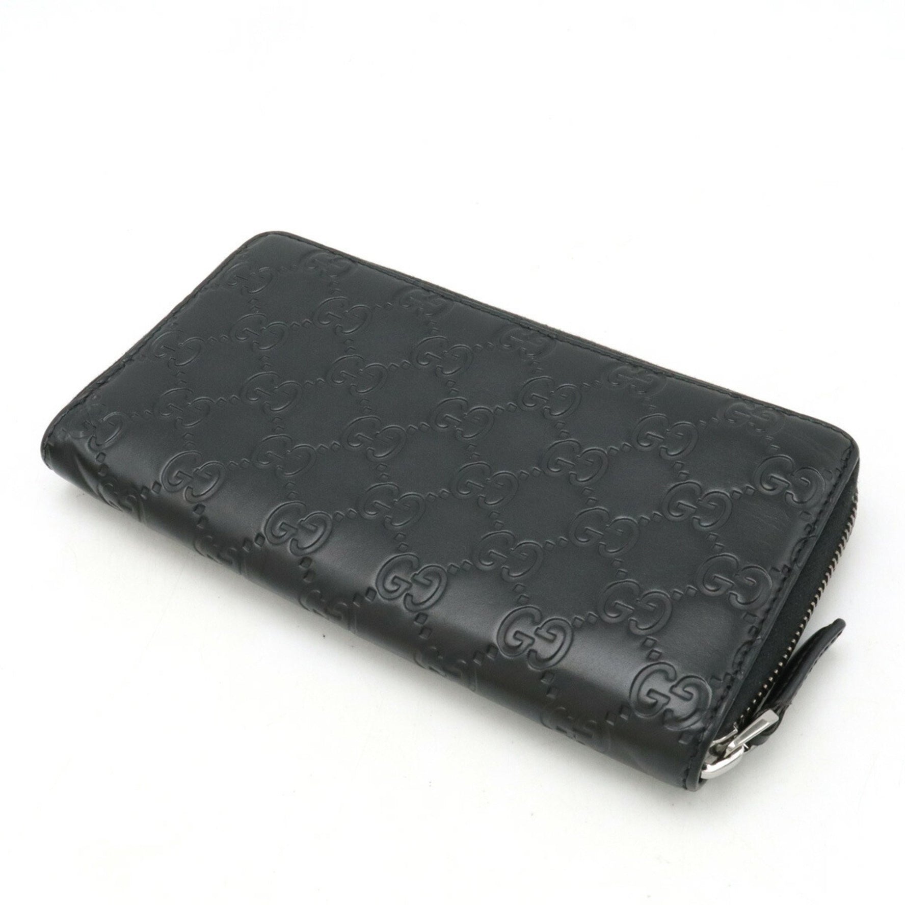 GUCCI Guccisima Round Long Wallet Leather