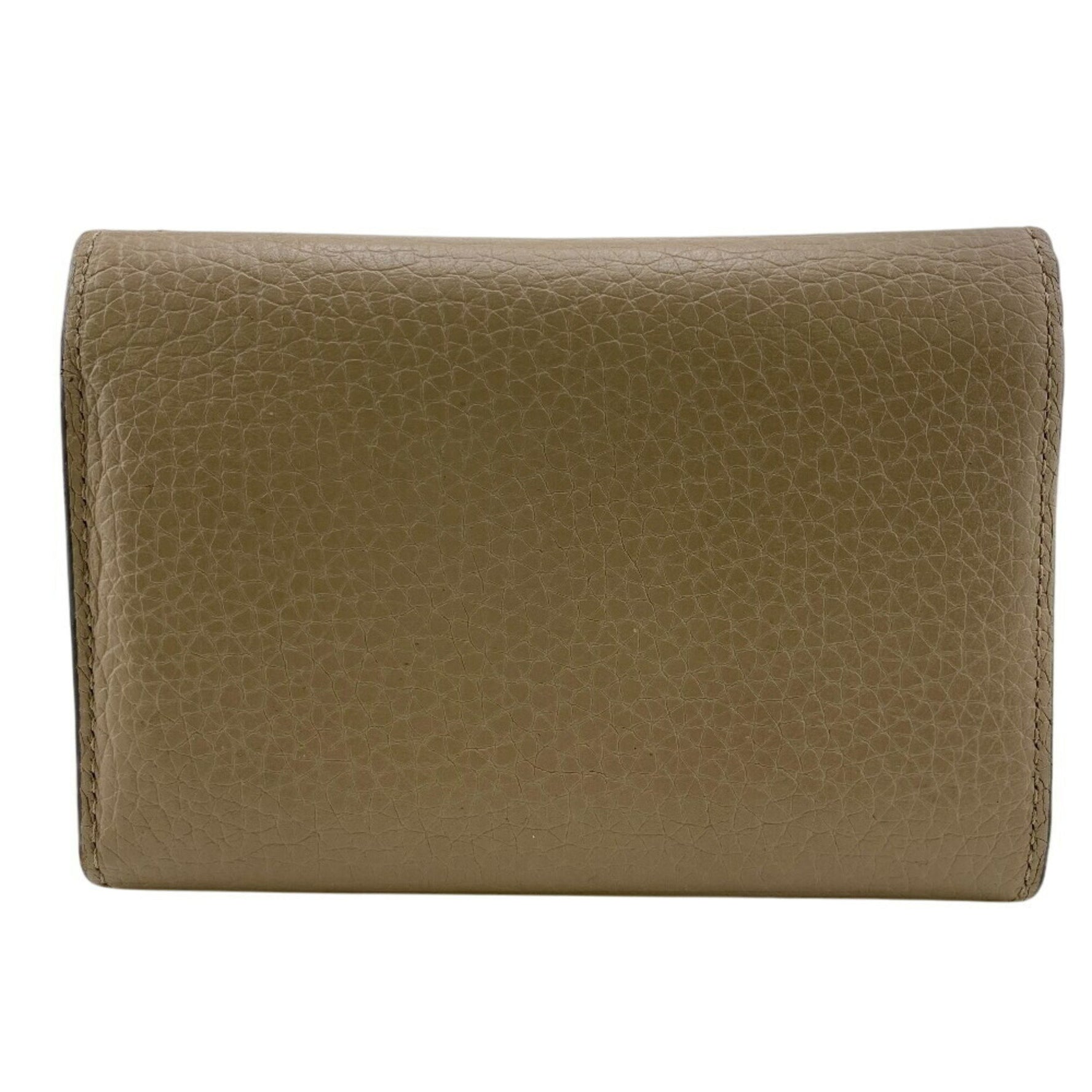 LOUIS VUITTON Portefeuille Capucines Compact Wallet, Taurillon Leather, Bifold Beige