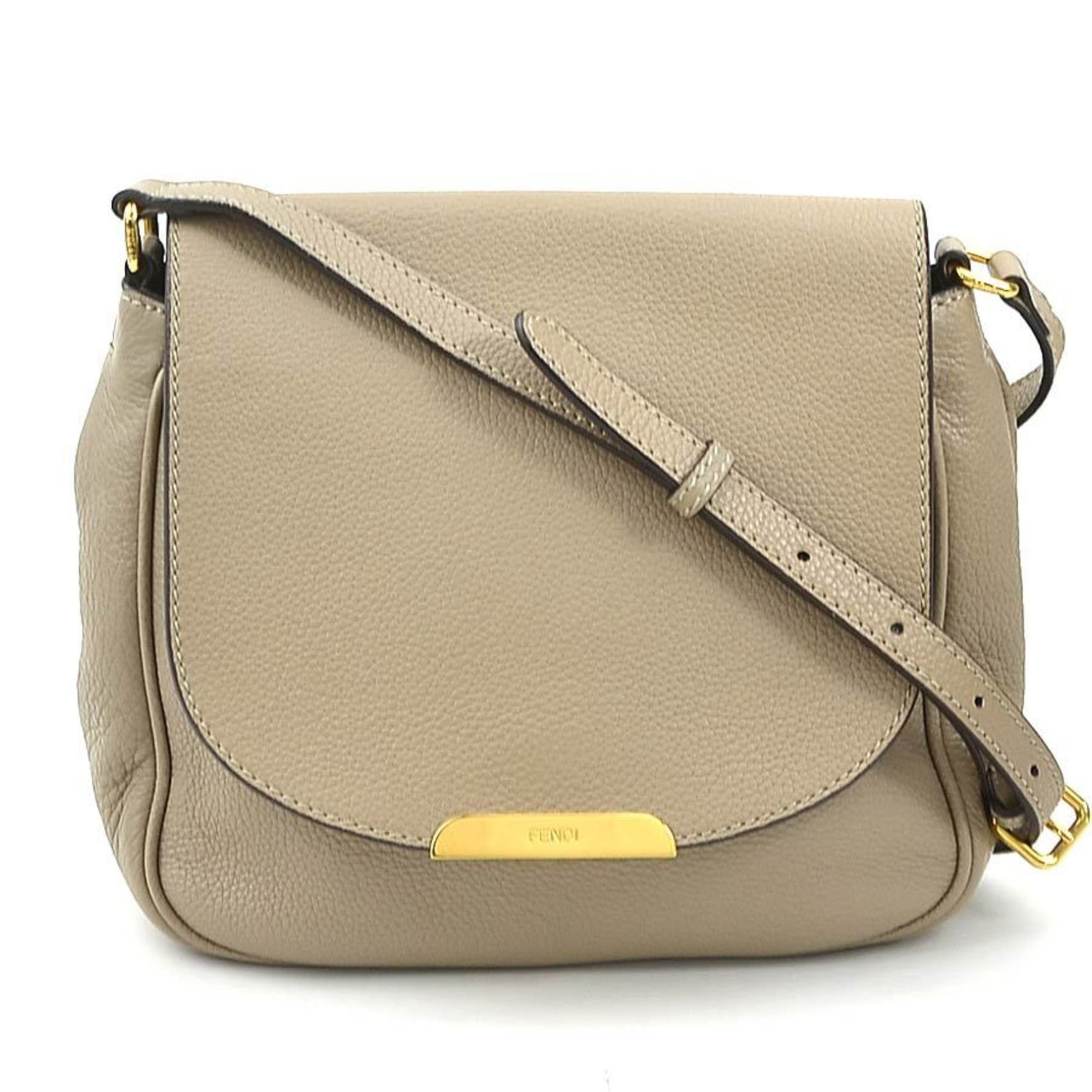 FENDI shoulder bag leather