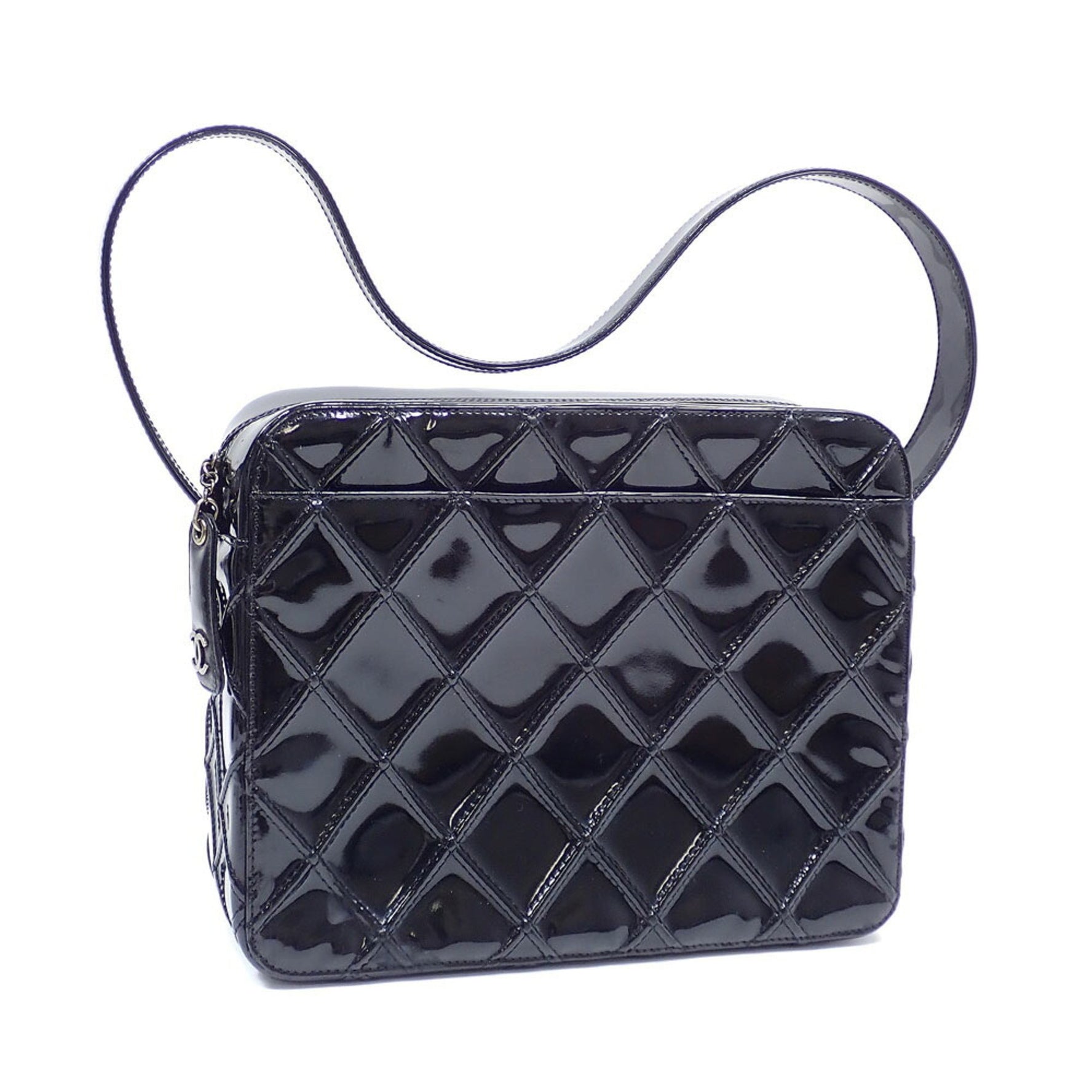 Chanel Matelasse Bag, Patent Leather and Enamel