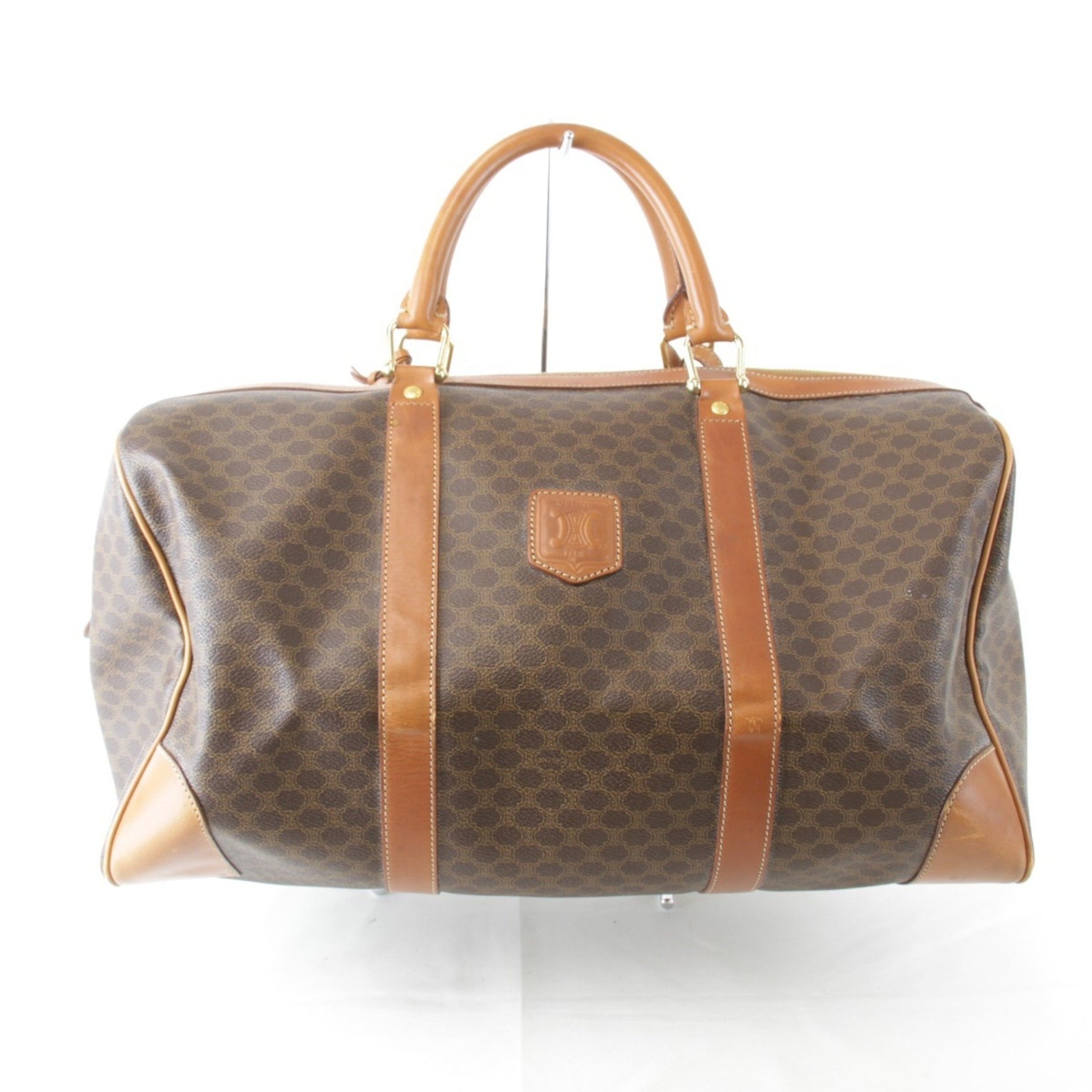 CELINE Macadam Boston Bag Leather