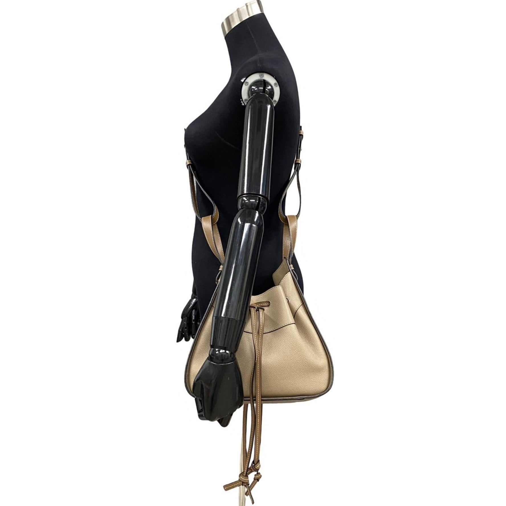 LOEWE Hammock Small Drawstring Leather Shoulder Bag Handbag