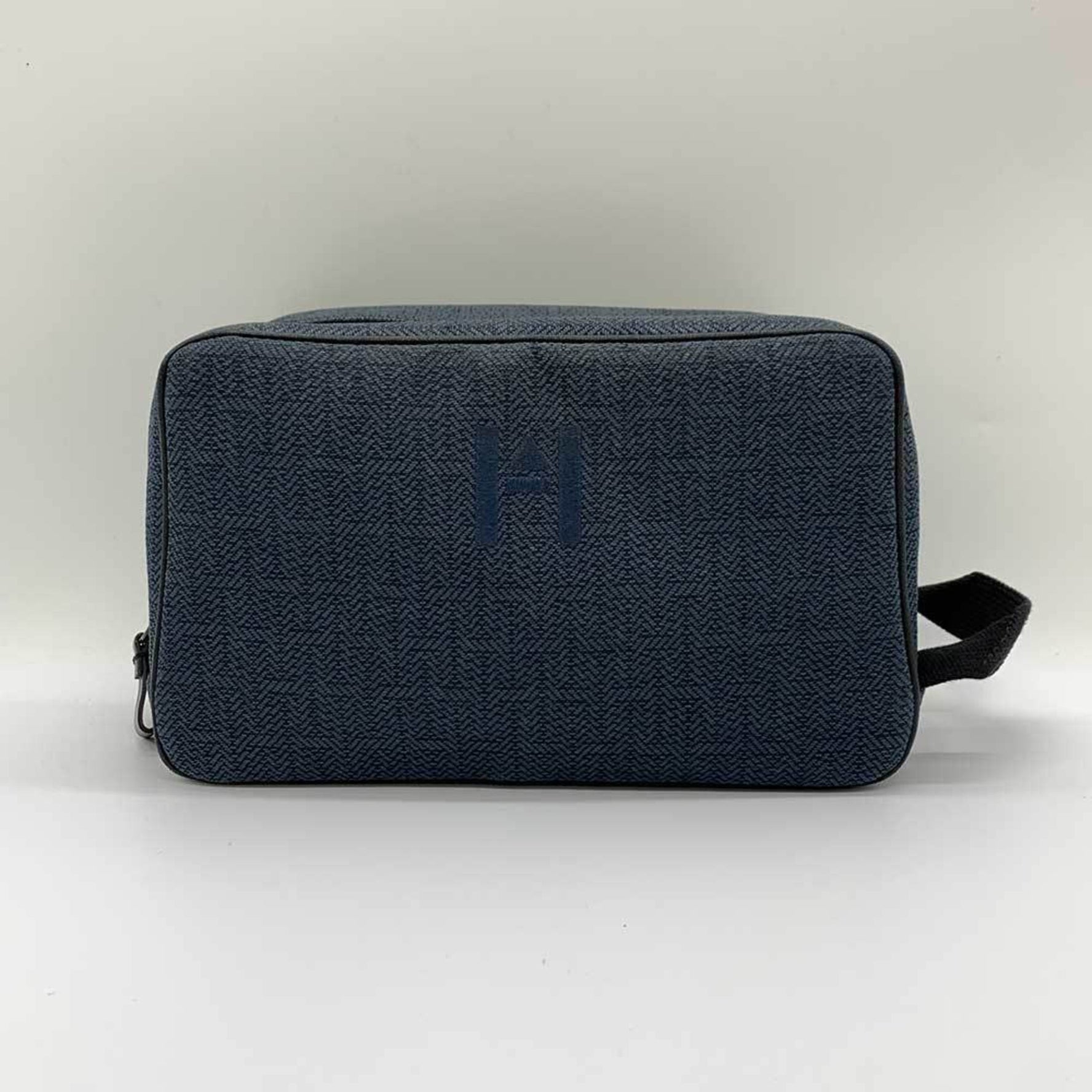 Hermes Bag Globe Trotter MM Clutch Second Multi Pouch Sub Handle Wristlet Horizontal H Embroidery Toile Grand Chevron Canvas