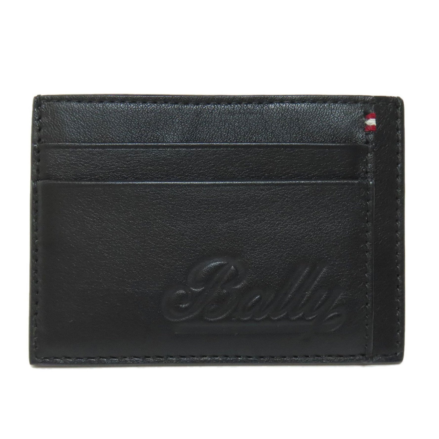 BALLY Business Card Holder/Card Case Leather