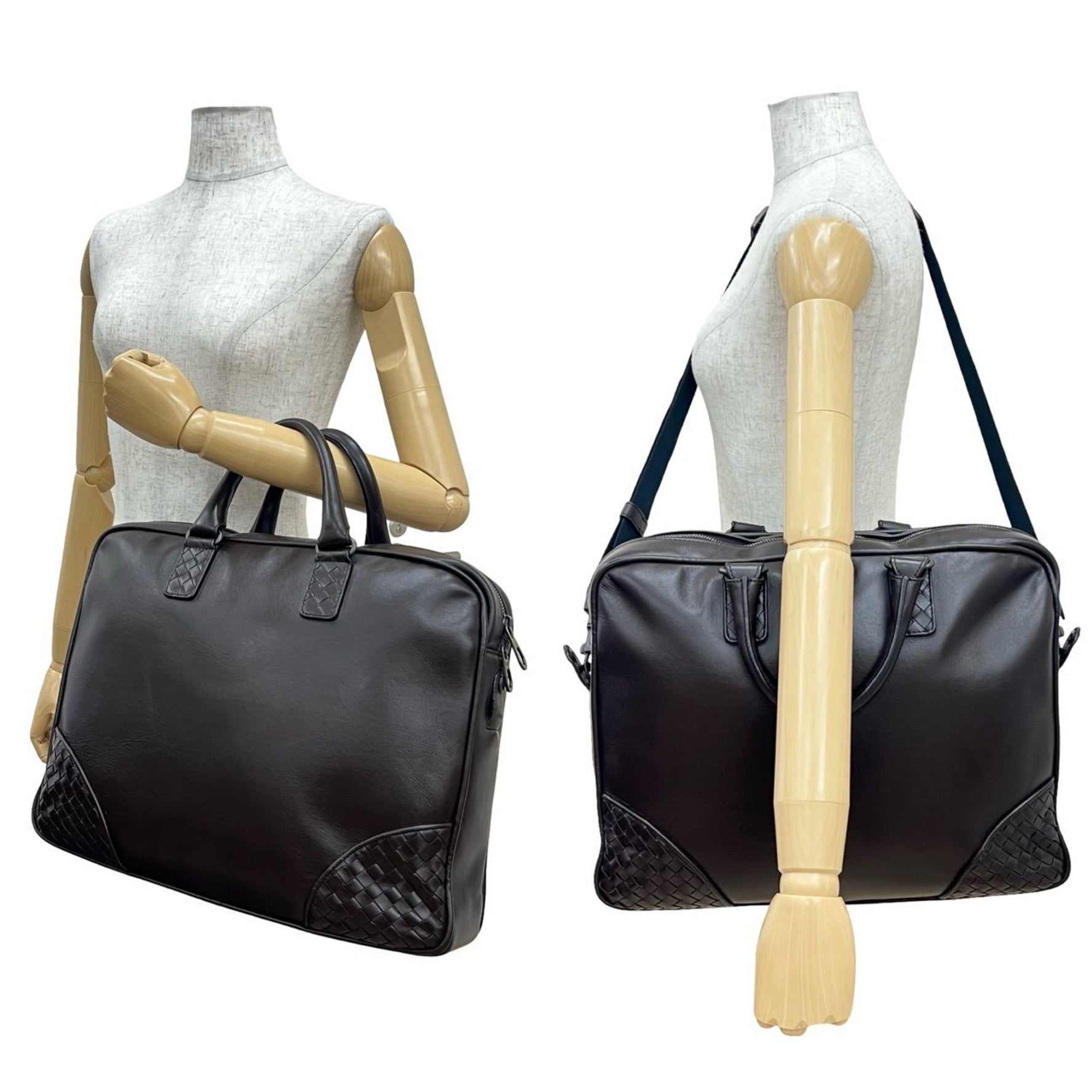 BOTTEGA VENETA Intrecciato Leather Business Bag/Shoulder Bag