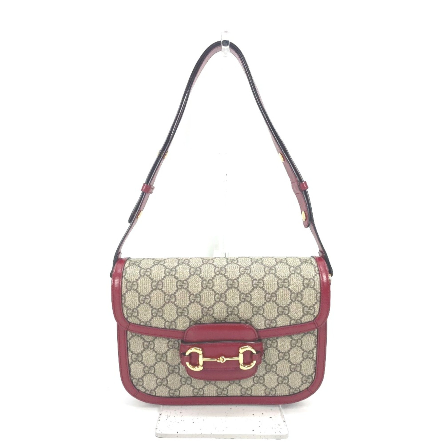 Gucci GG Supreme bag shawl Shoulder Bag Red