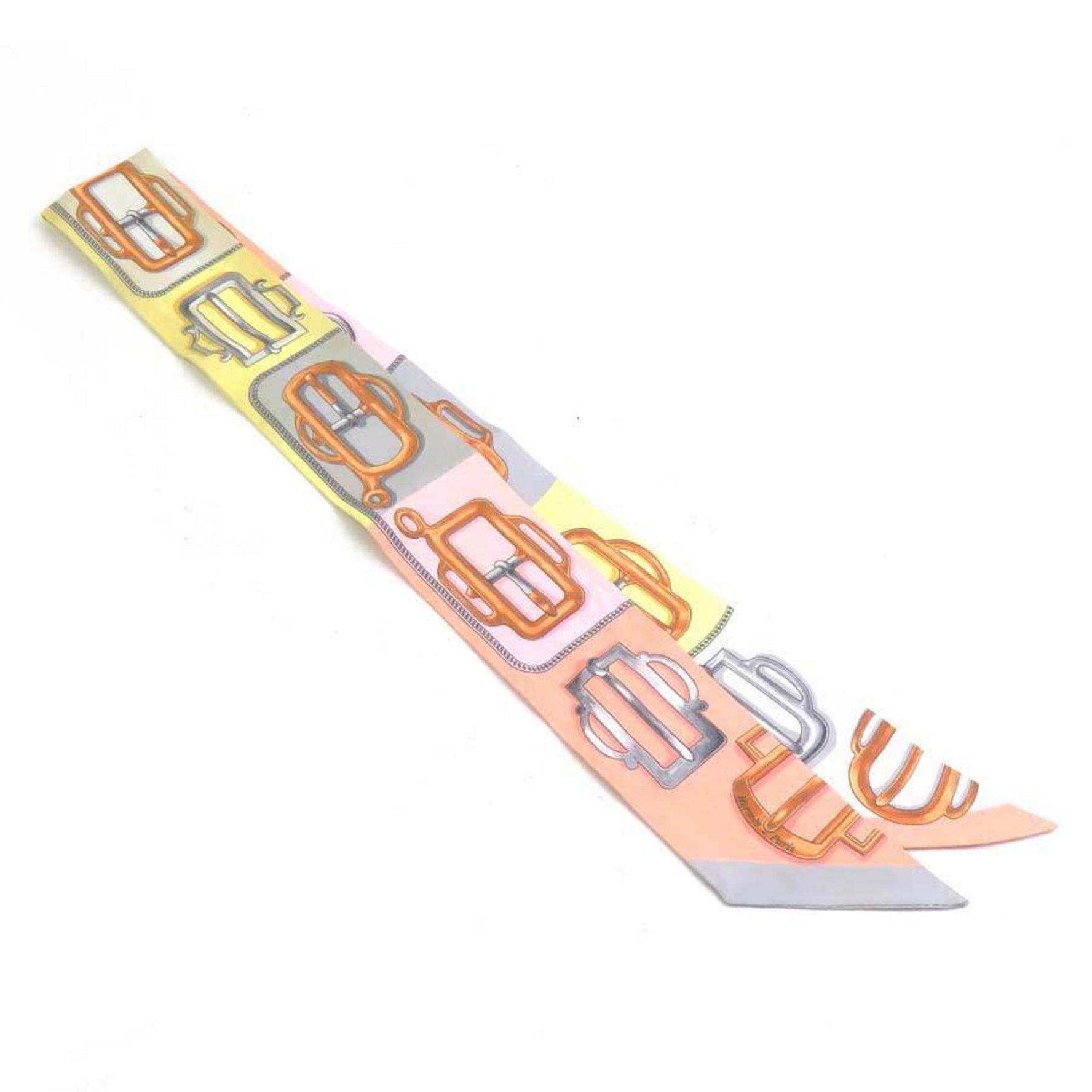 Hermes Hermès Twilly Silk Scarf, Multicolor