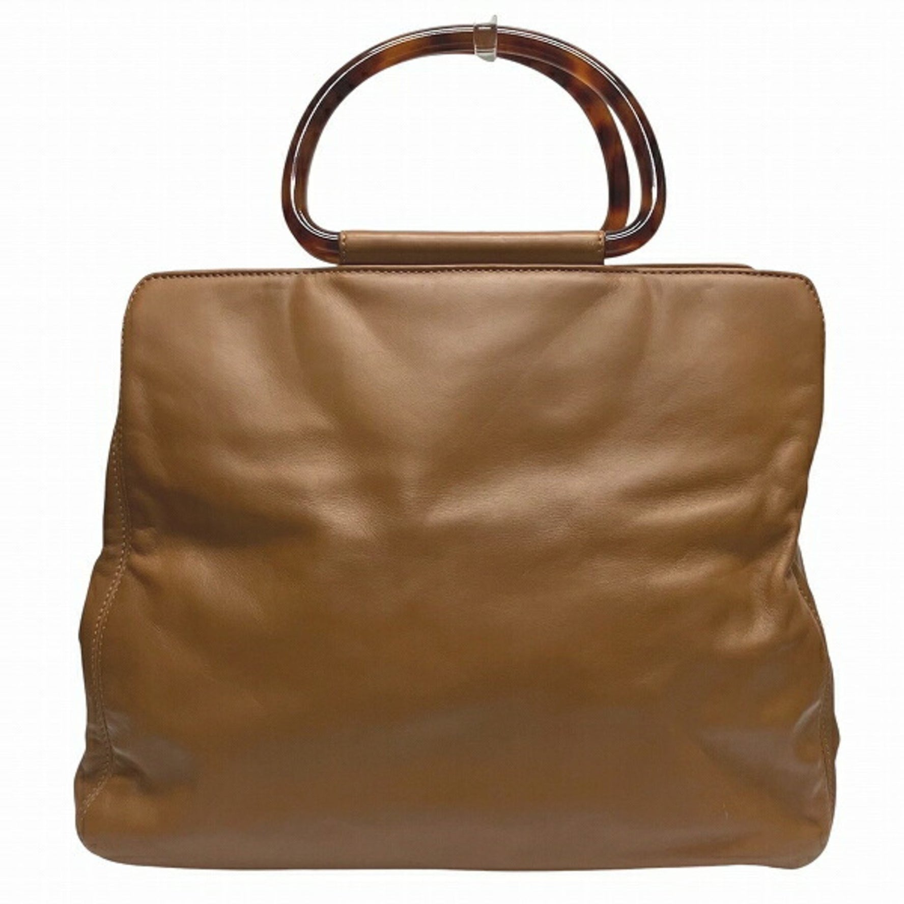 Chanel Coco Mark Wood Handle Handbag