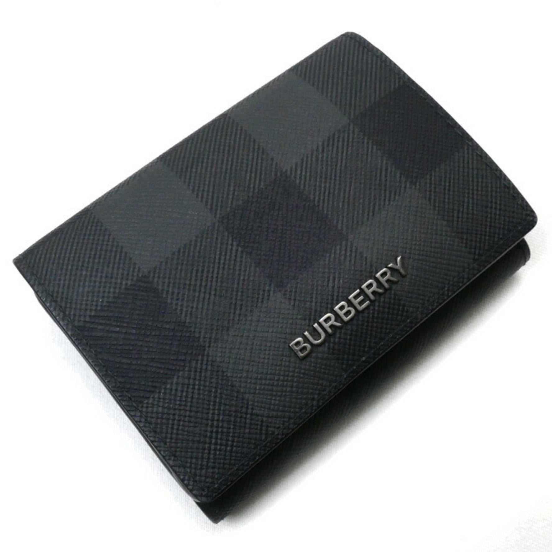 BURBERRY Tri-fold wallet Charcoal grey Unisex