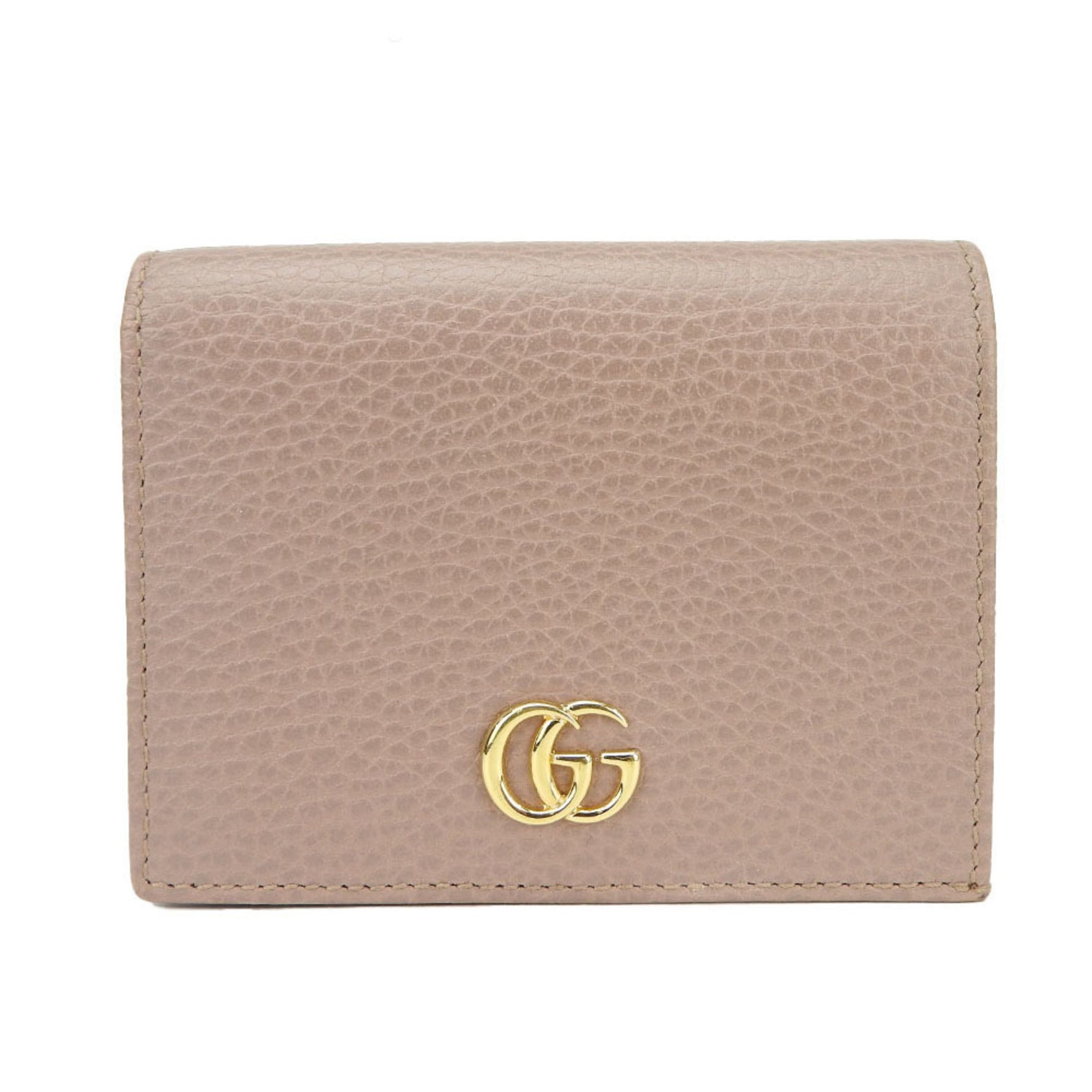 Gucci Bifold Wallet Compact GG Marmont Accessories Leather gold