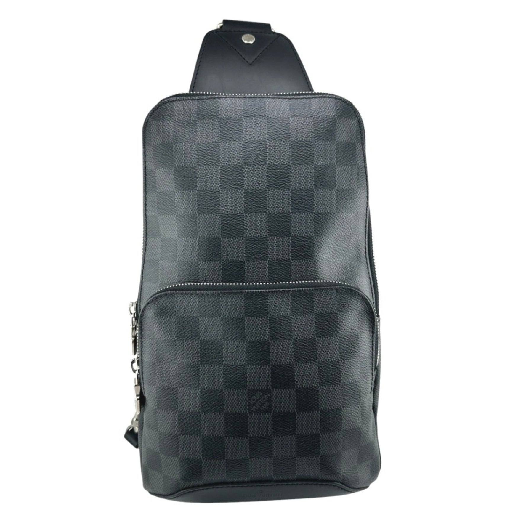 Louis Vuitton Shoulder Bag Body Graphite Avenue Sling Old Model Damier Canvas