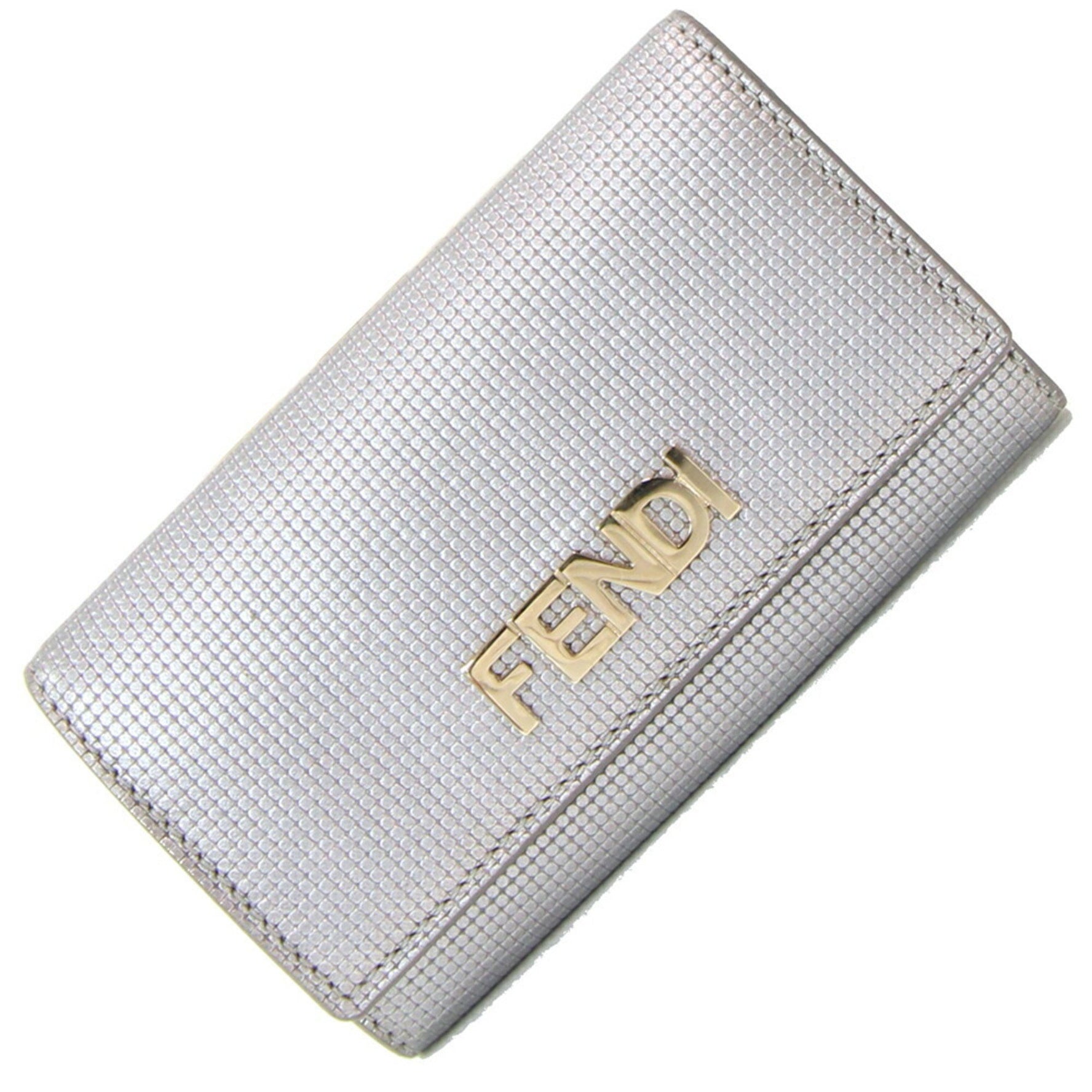 FENDI key case leather