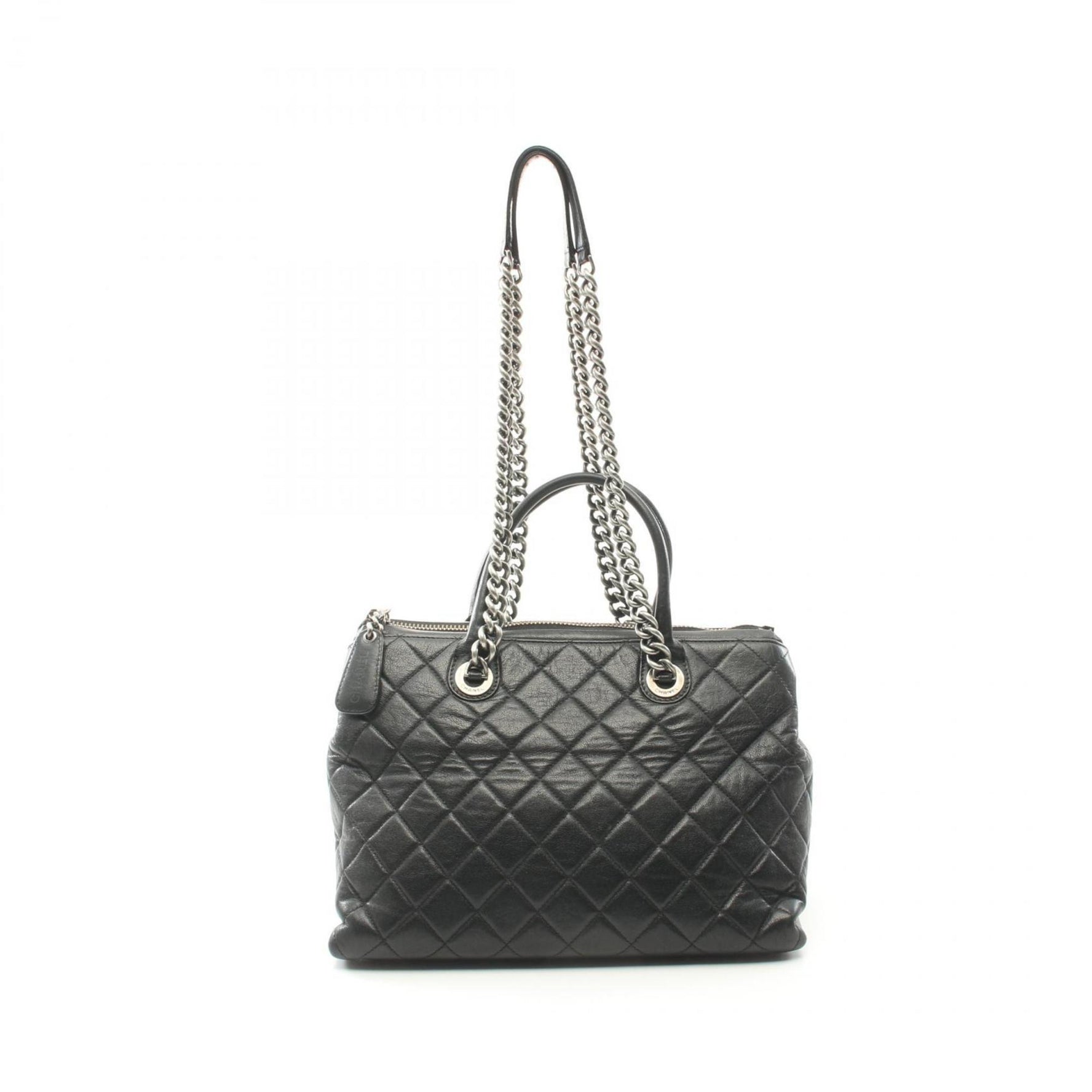 CHANEL Matelasse Shoulder Bag Leather