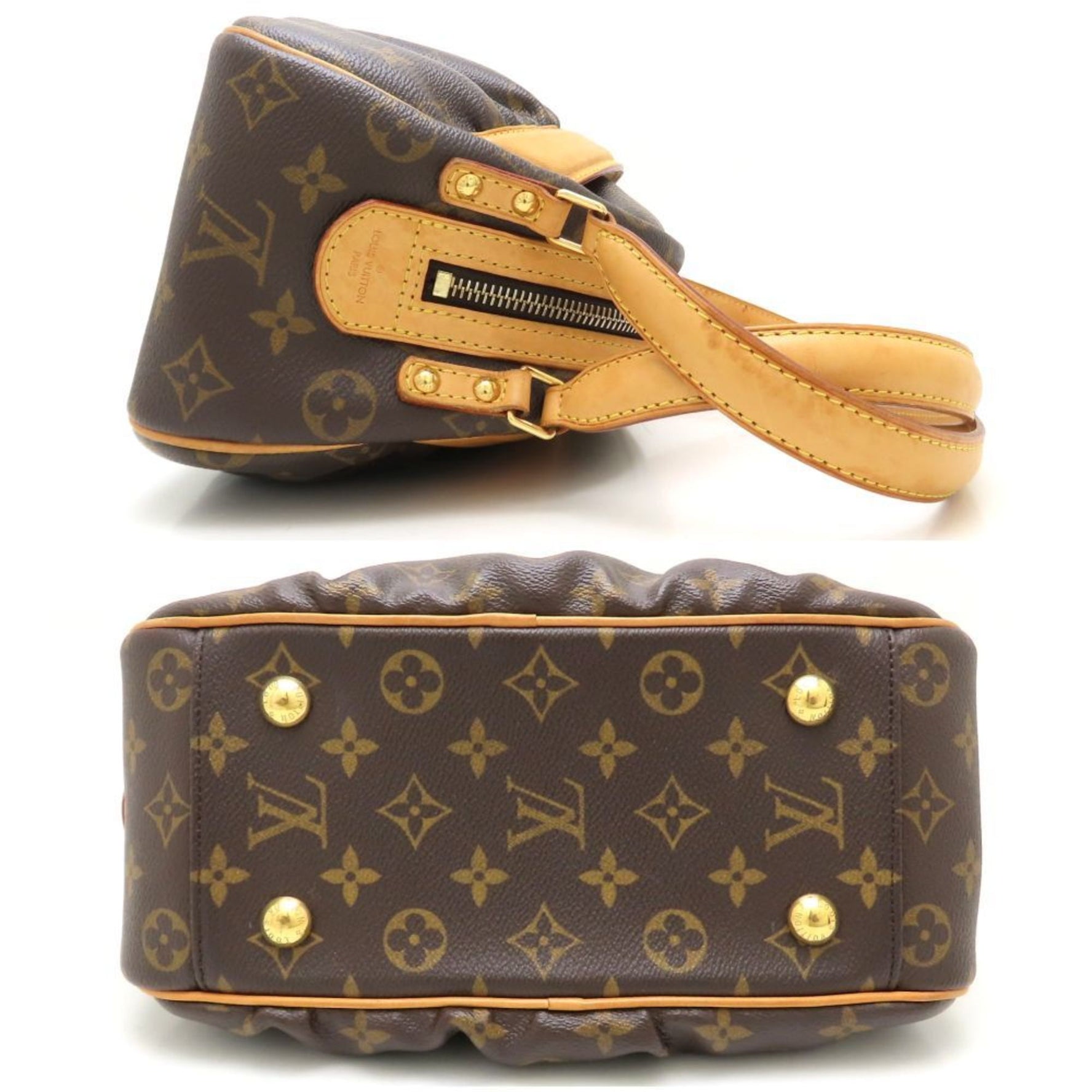 Louis Vuitton Monogram Clara Handbag Brown
