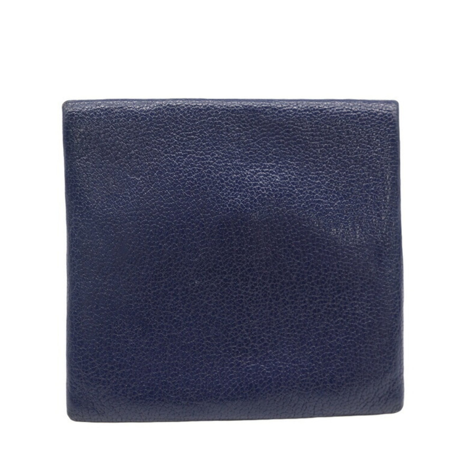 HERMES Bastia Wallet/Coin Case Wallet Swift Leather Purple #C