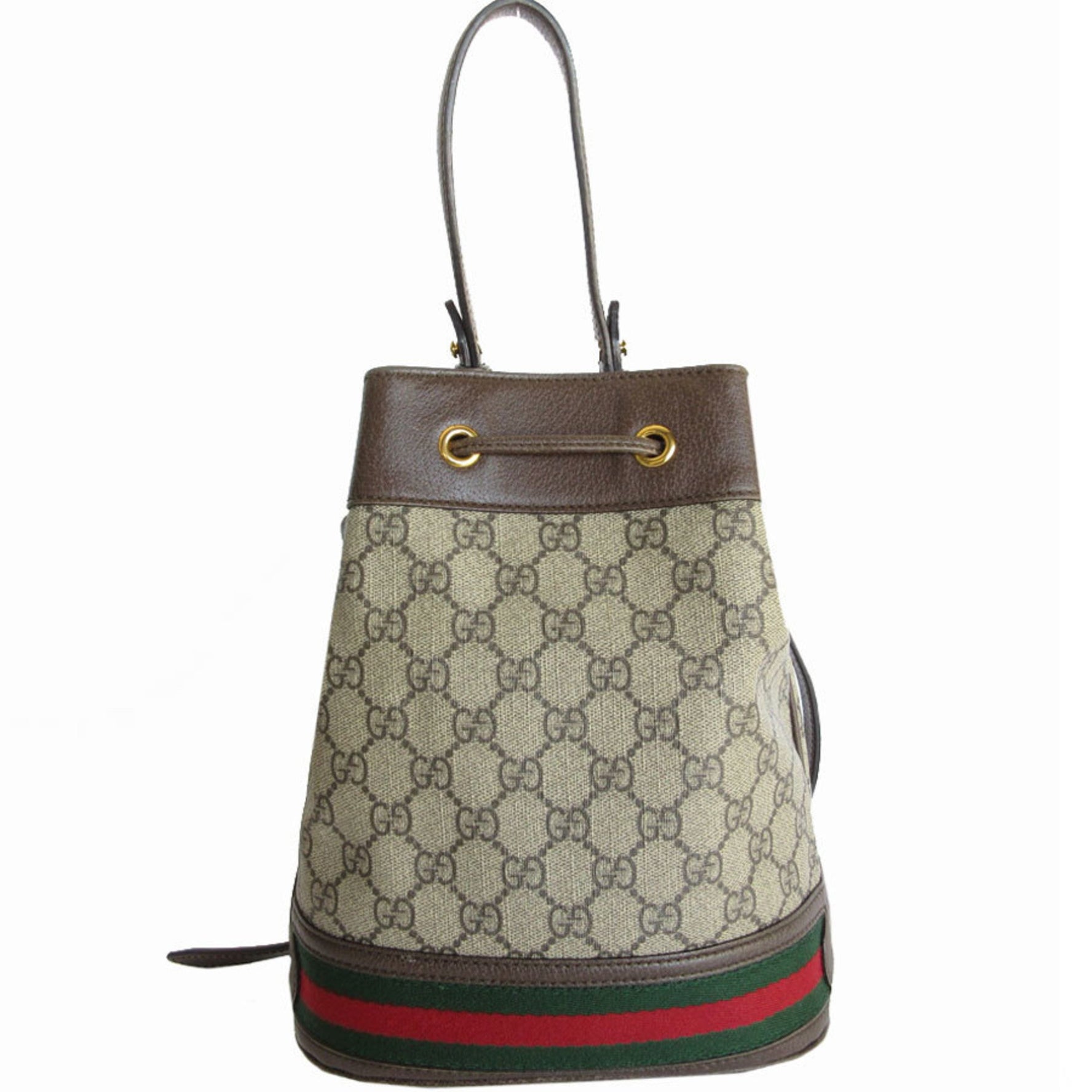 GUCCI Handbag Shoulder Bag GG Supreme Leather