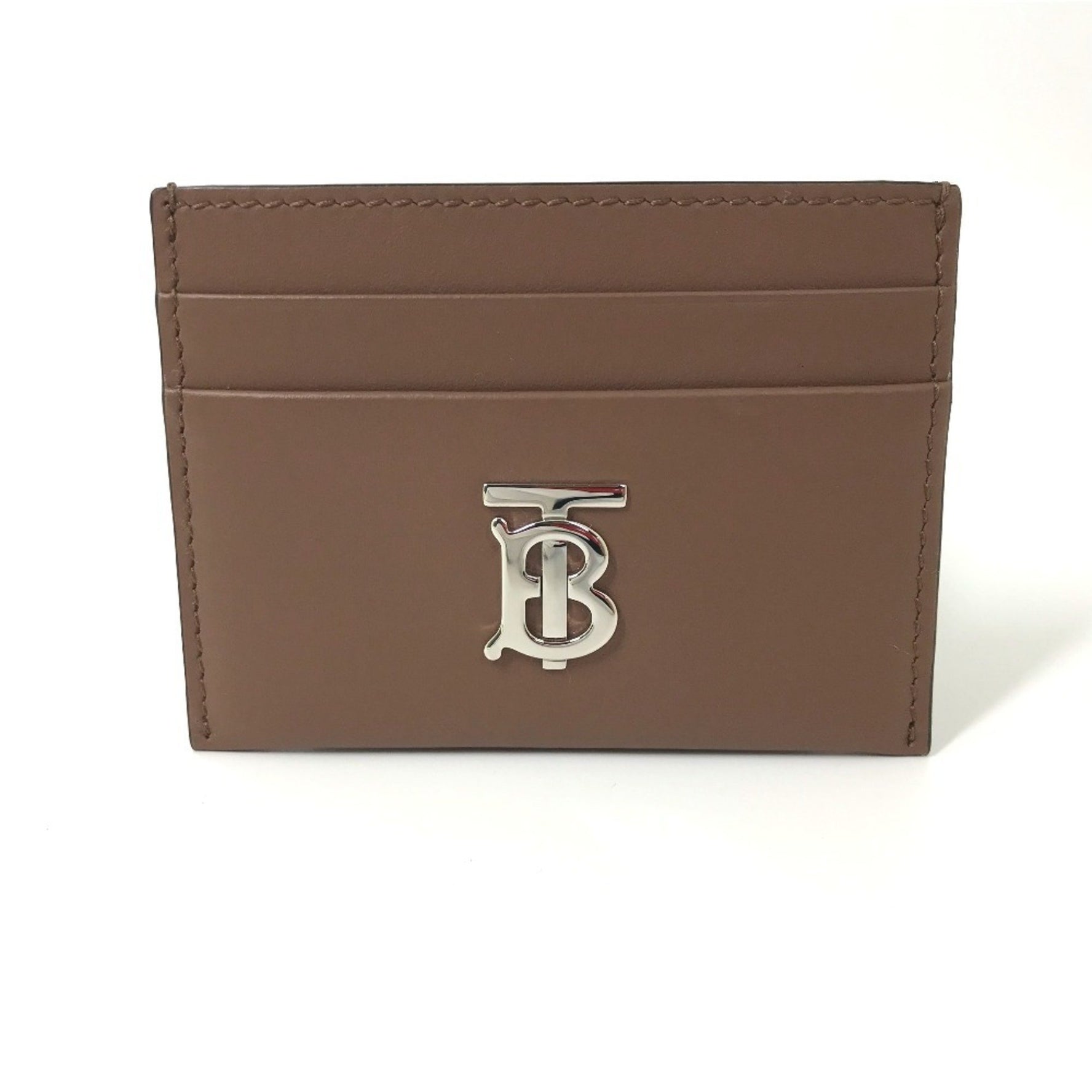 BURBERRY Business Card Holder Pass Case Leather