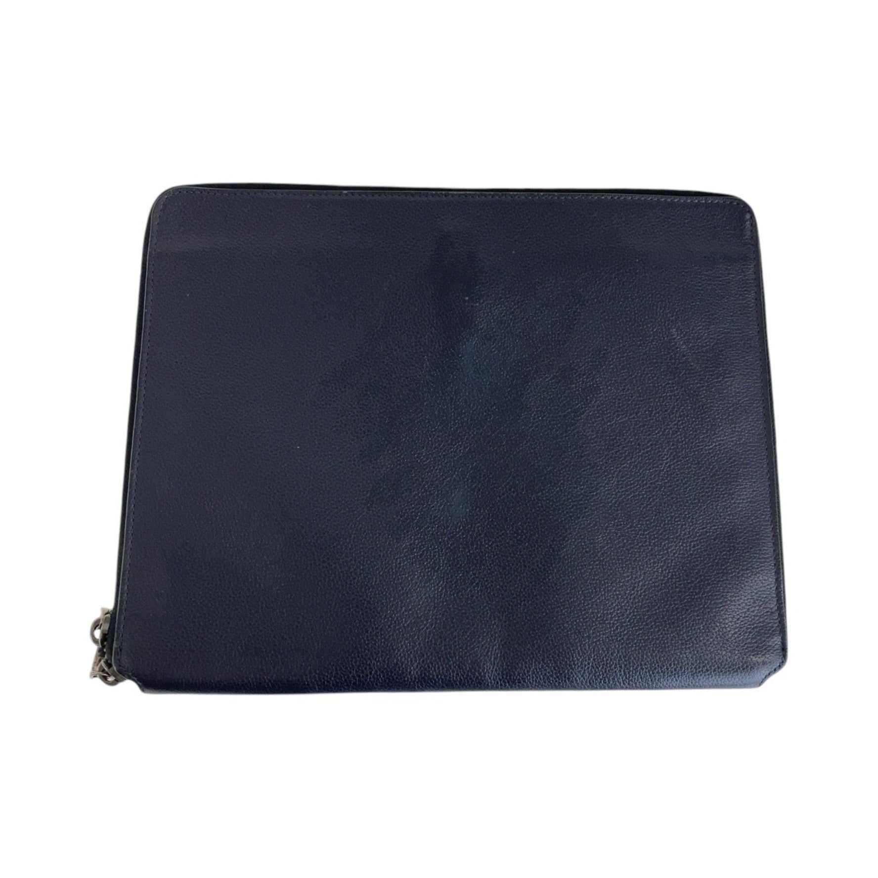 COACH Silver Hardware Leather Clutch Bag
