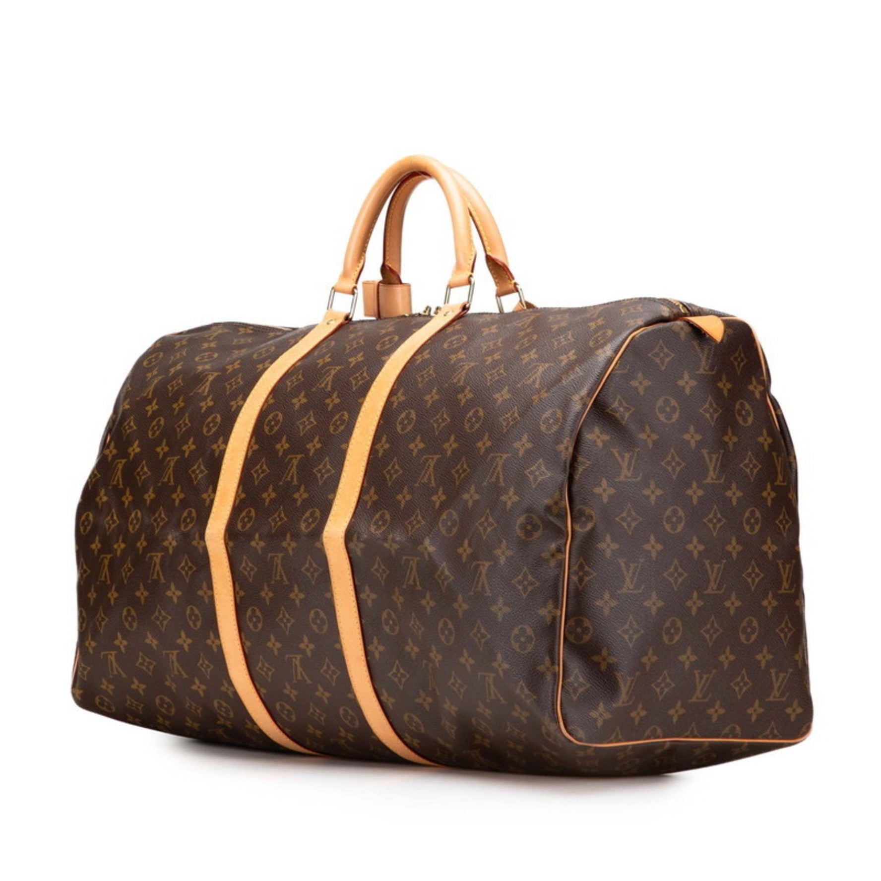 Louis Vuitton Monogram Keepall 60 Boston Bag/Travel Bag Leather LOUIS VUITTON