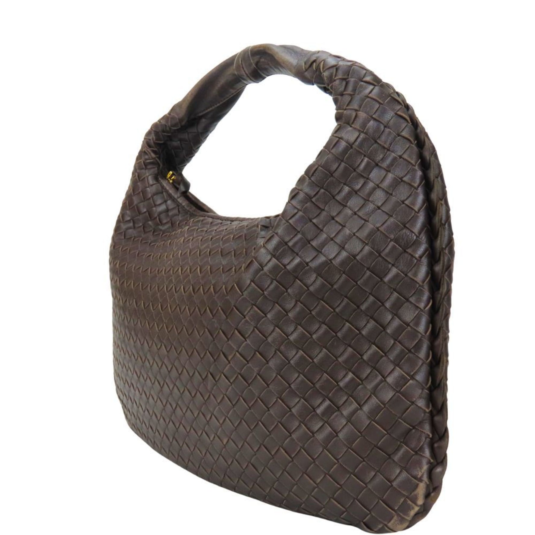 Bottega Veneta Intrecciato Shoulder Bag Lambskin, Mesh, BOTTEGAVENETA