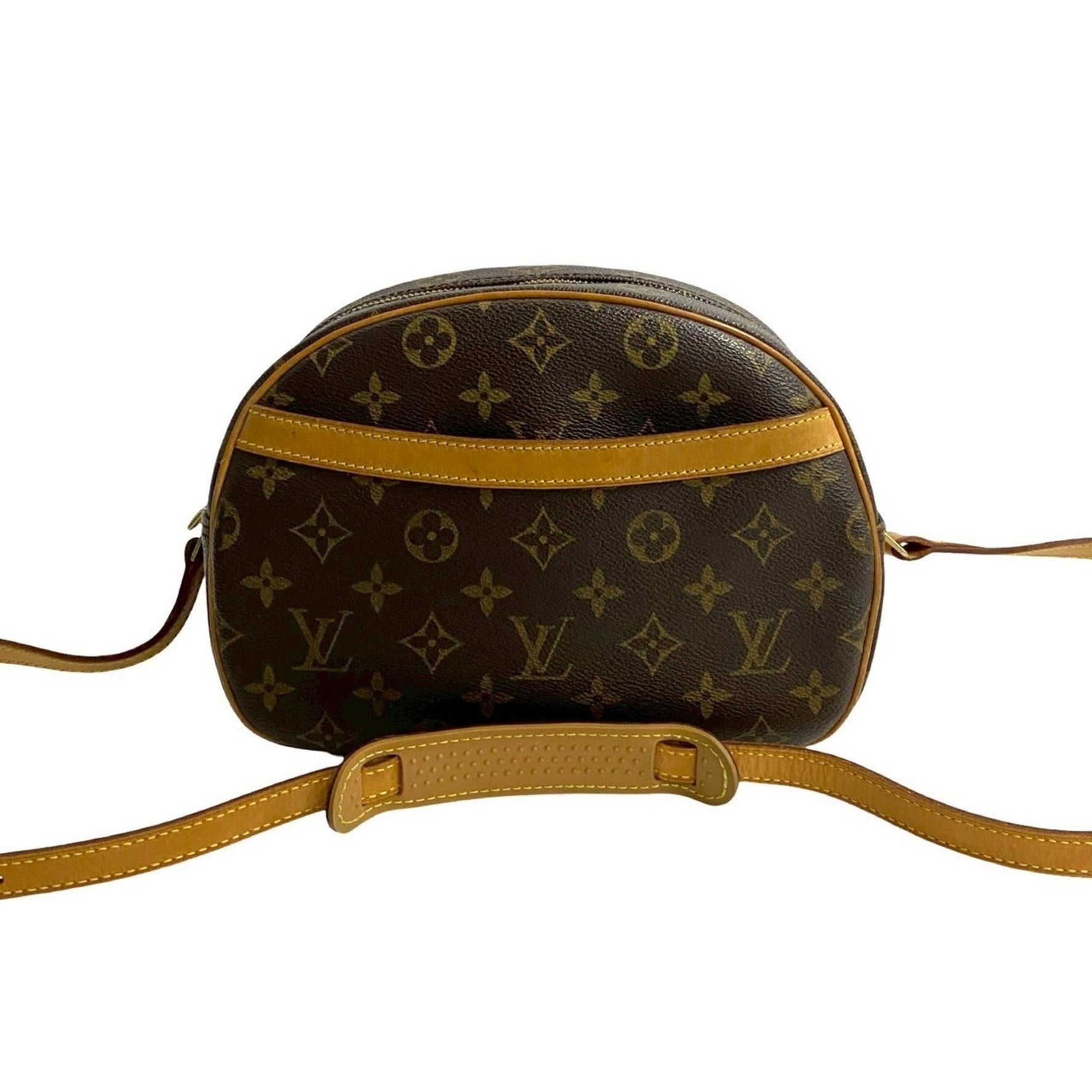 Louis Vuitton Blois Monogram Leather Mini Shoulder Bag/Pochette/Sacoche in (08661)