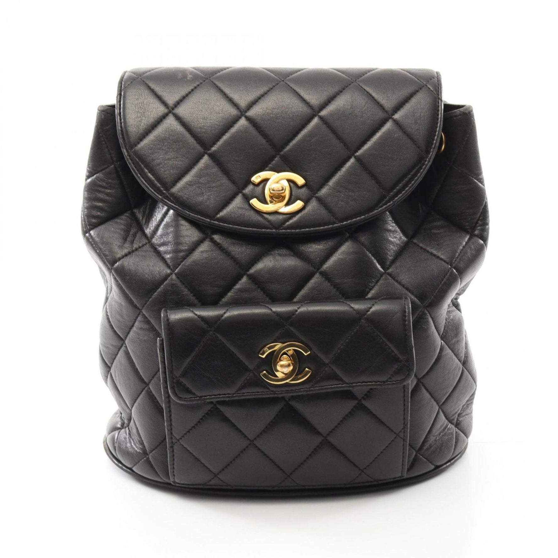 CHANEL Matelasse Backpack Lambskin (Sheepskin)