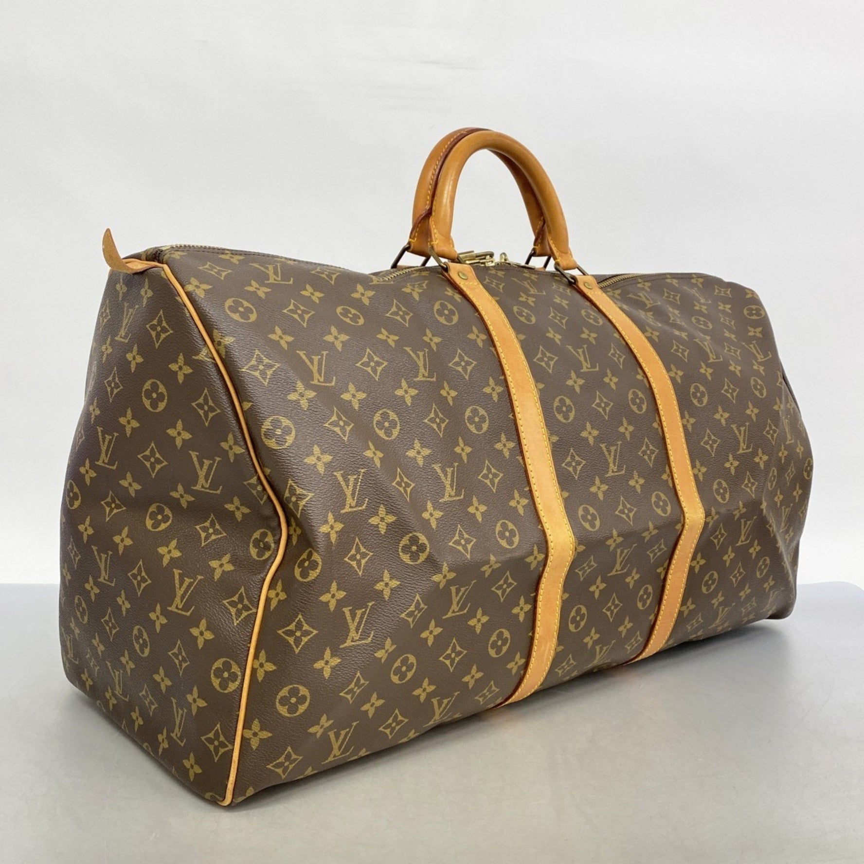 Louis Vuitton Monogram Keepall 60 Boston Bag Men's and