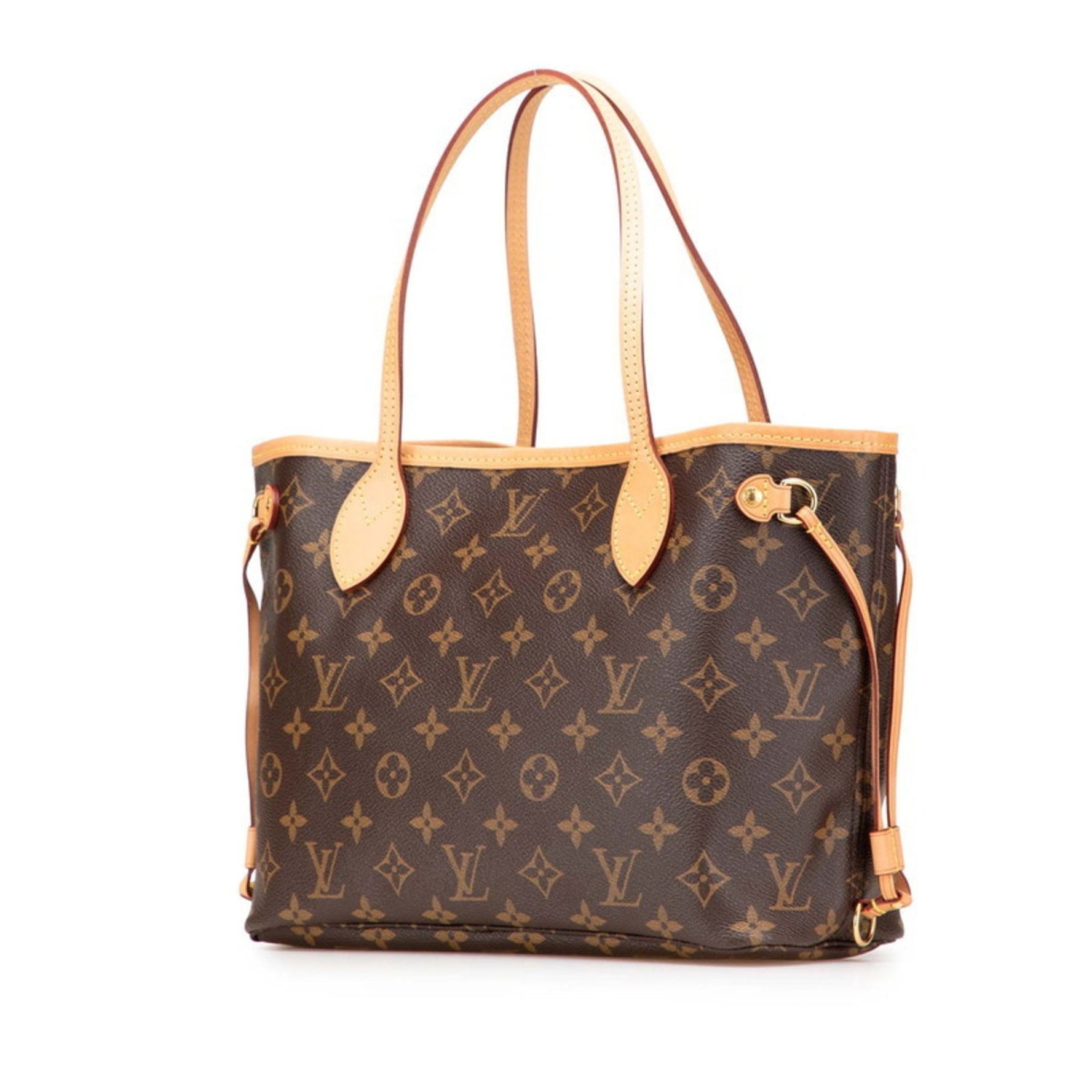 Louis Vuitton Monogram Neverfull PM Handbag Tote Bag Leather LOUIS VUITTON