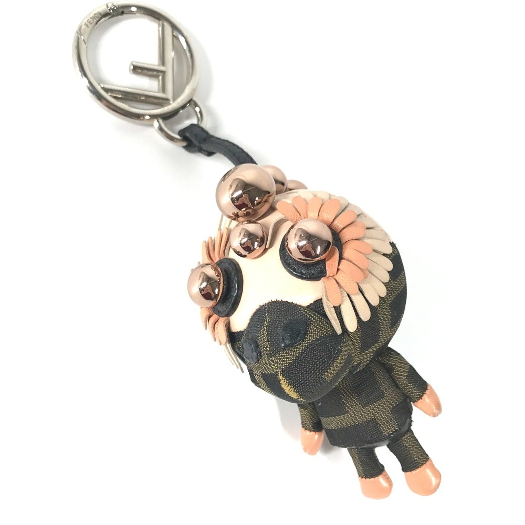 Fendi Zucca Bag Charm Key Holder