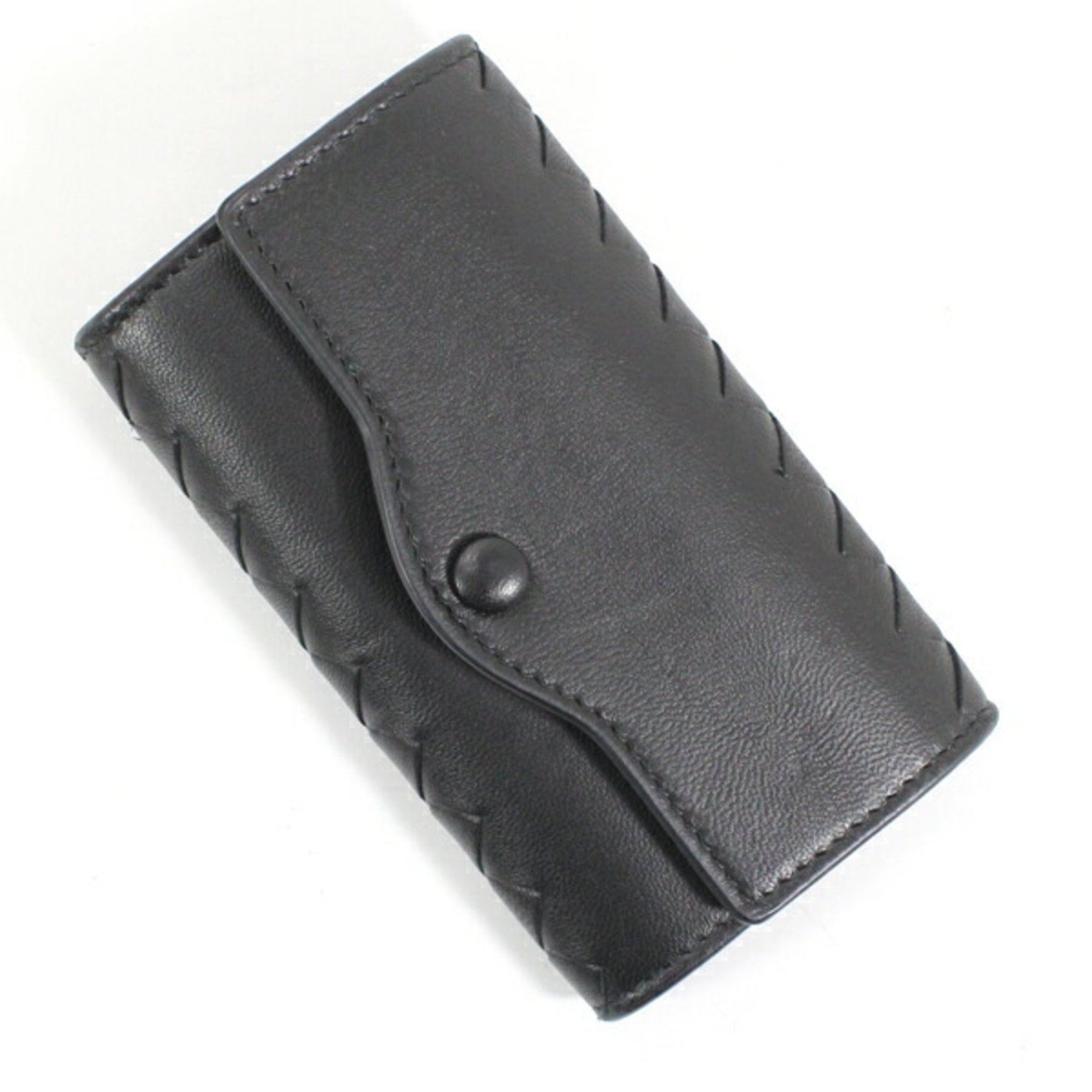BOTTEGA VENETA key case in intrecciato leather