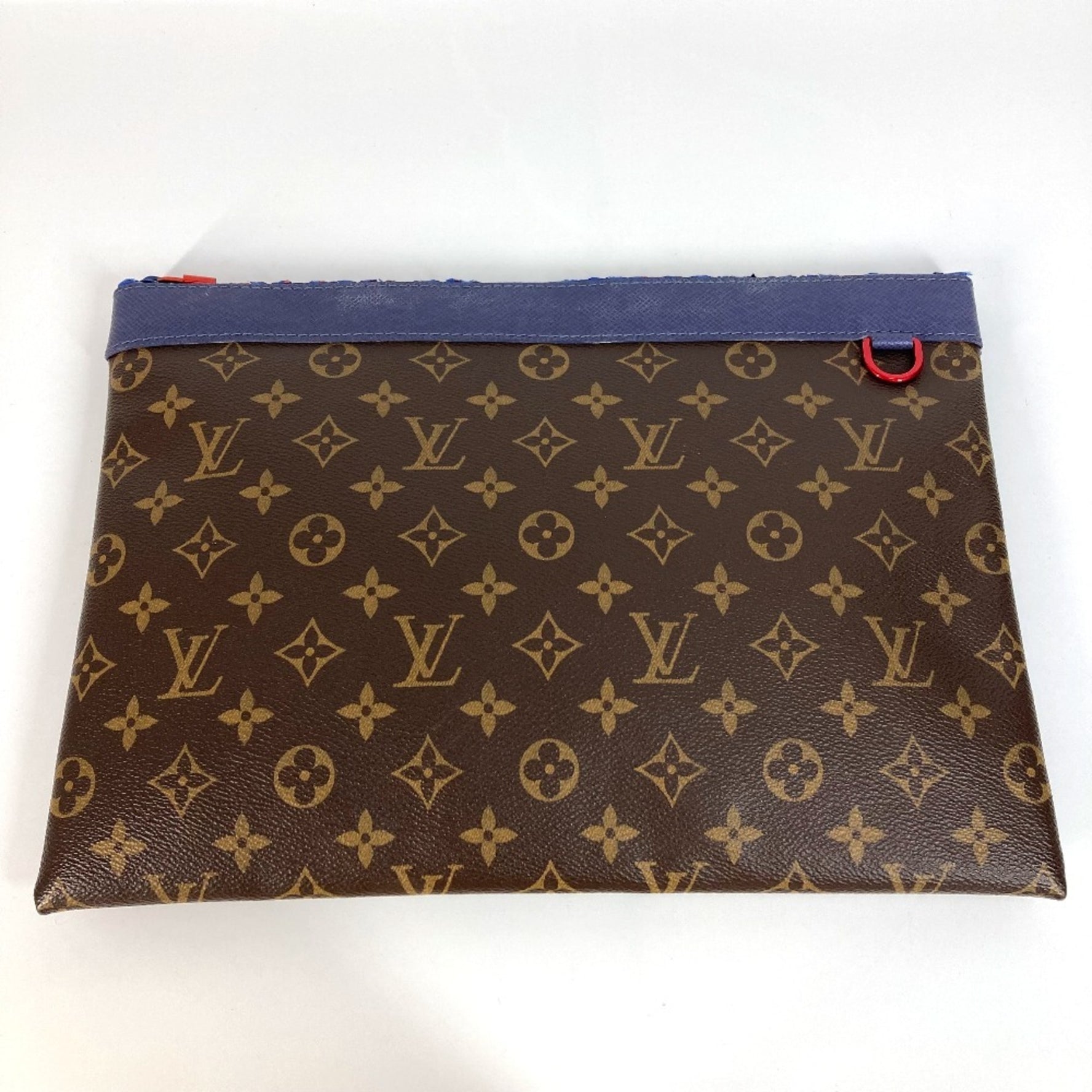 Louis Vuitton Monogram Pochette Apollo Bag, Second Pouch, Clutch Canvas, Men's, Brown