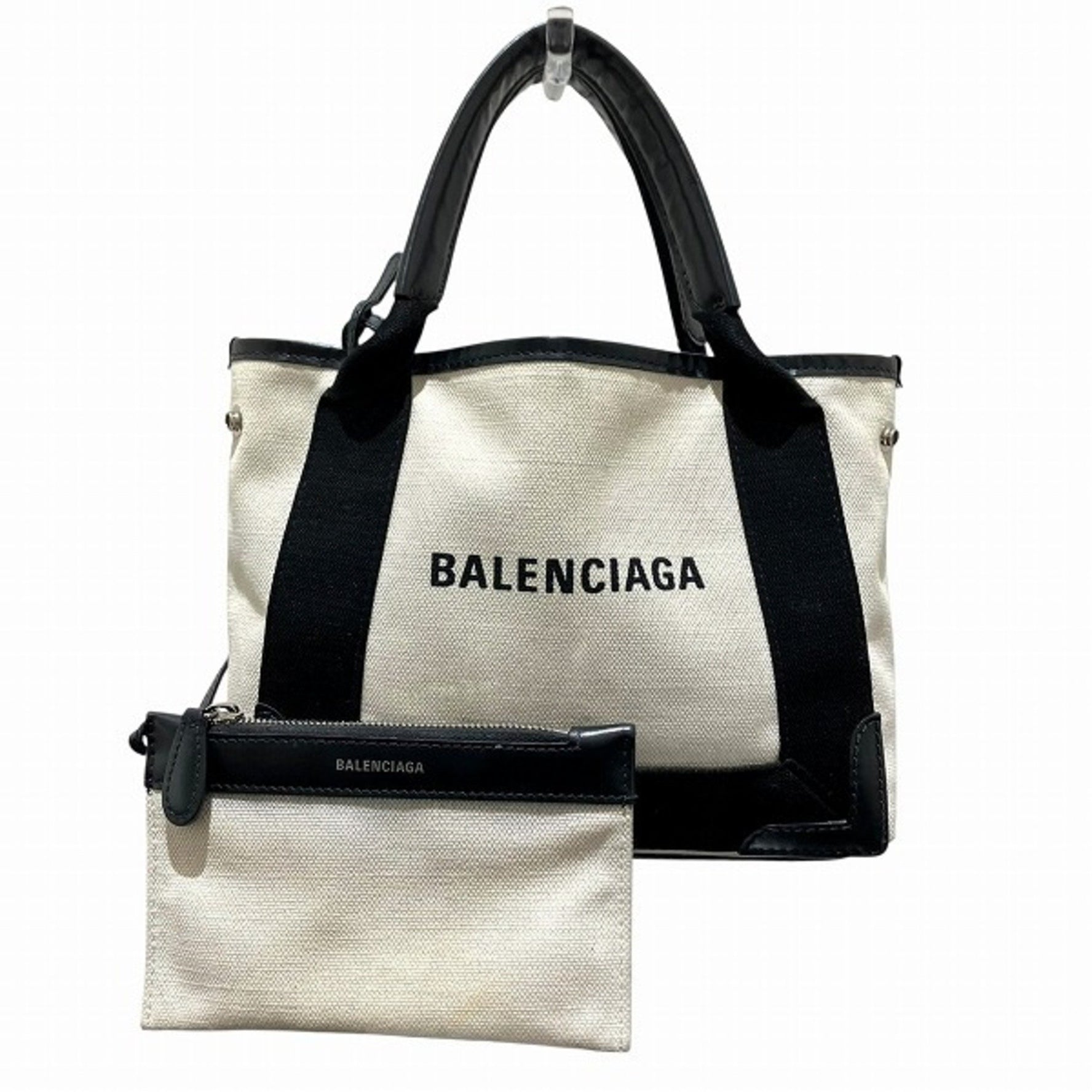 Balenciaga Navy Cabas XS Bags, Handbags, Shoulder