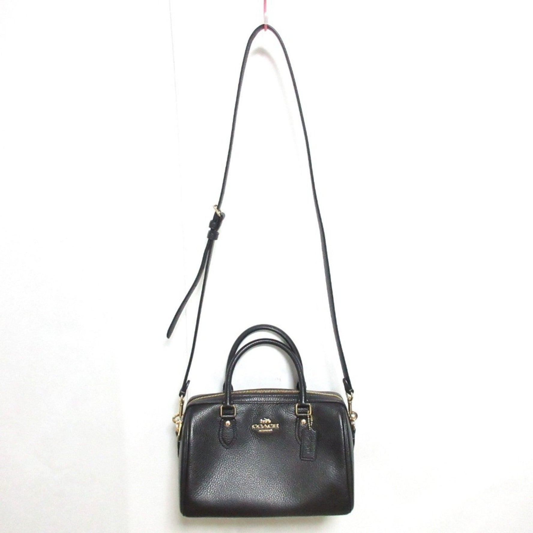 COACH Lowan Satchel Leather Handbag Shoulder Bag