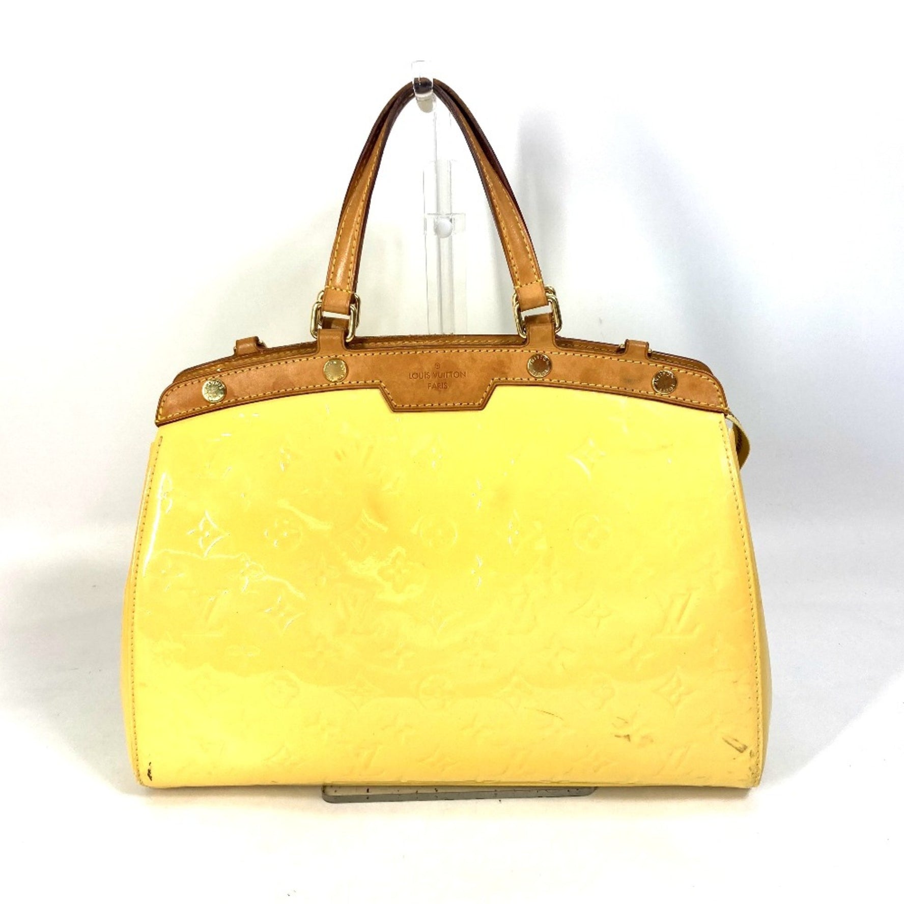 Louis Vuitton MonogramVernis Bag Hand Bag Citrine